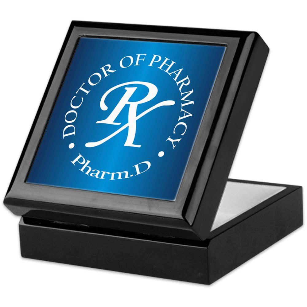 Pharmacist Keepsake Box - Handcrafted Hardwood Jewelry Storage with Velvet Lining | Perfect for Pharmacist Gifts, Jewelry Organization & Memory Preservation