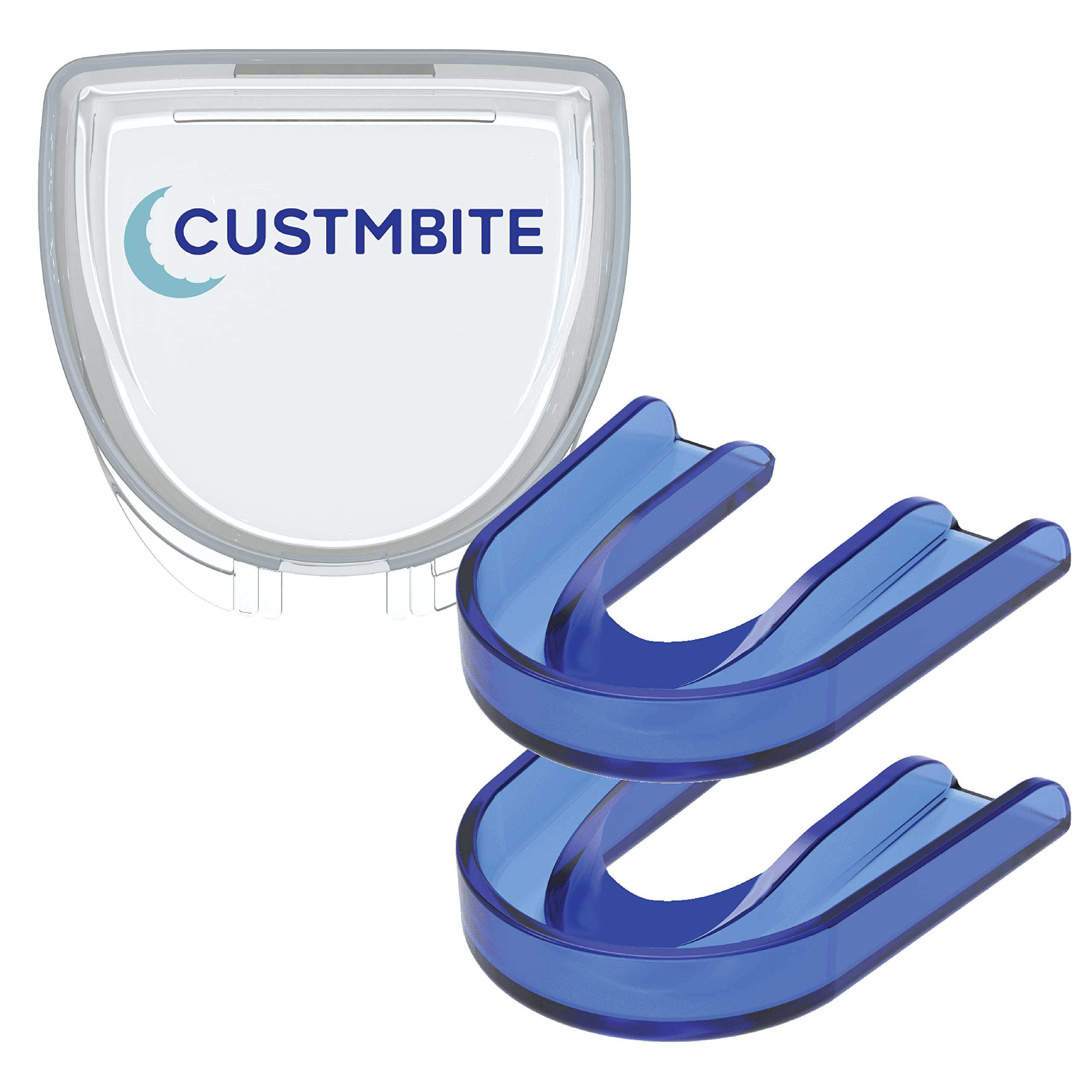 Custom Fit Kids Night Guard for Teeth Grinding & Bruxism Relief - Comfortable Dental Mouth Guard for Children (Blue, 2 Pack) - Perfect for Sleep, Sports & Teeth Protection