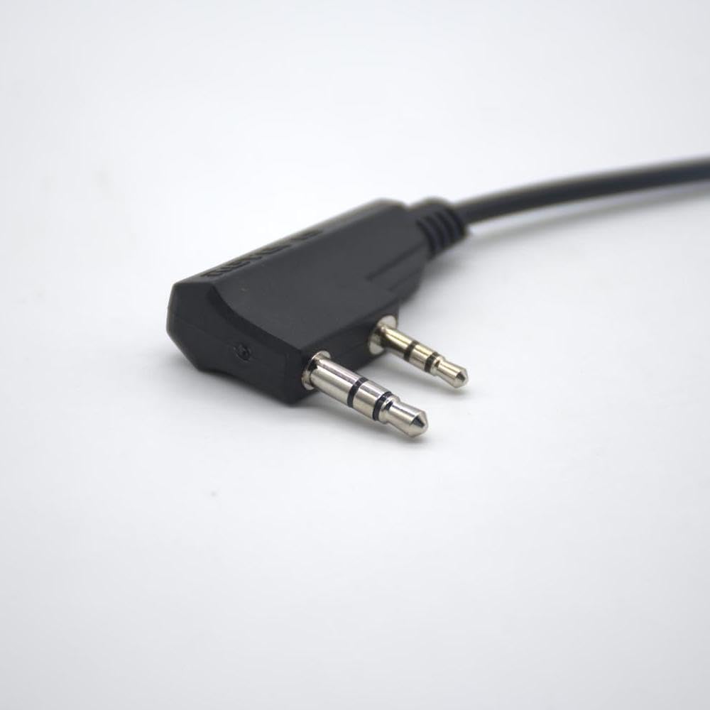 Kenwood RT21 RT22 RT24 RT27 H777 2 Pin to 3.5mm Female Audio Adapter Cable - TCK01 Earpiece Connector for Two-Way Radios & Walkie Talkies | Perfect for Communication, Security, and Outdoor Activities