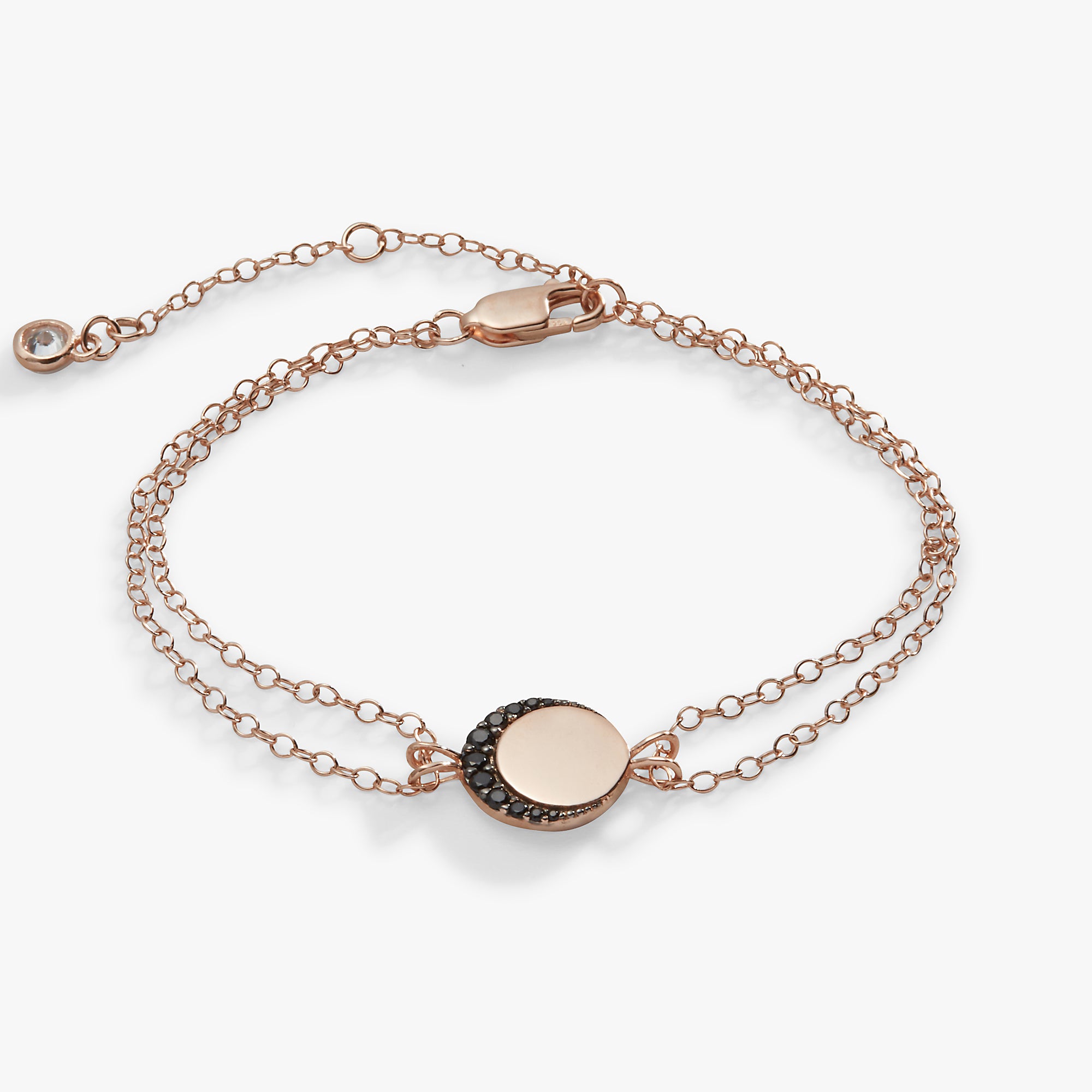 Crescent Moon Chain Bracelet for Women - Elegant Silver Moon Charm Jewelry - Perfect for Everyday Wear & Gift Giving