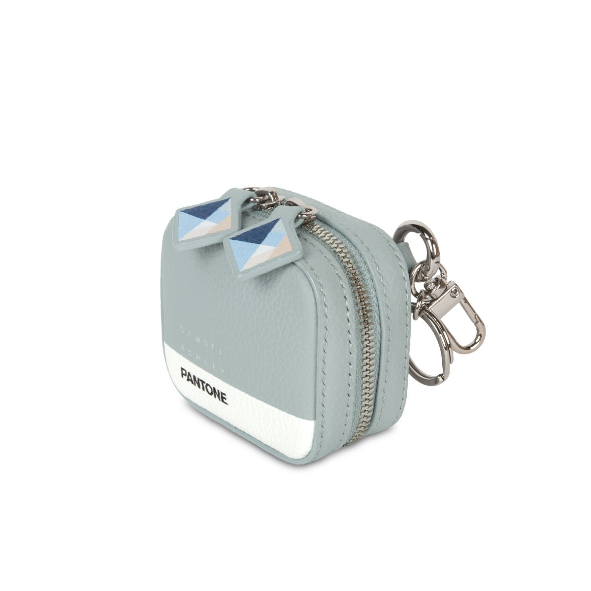 Premium Samuel Ashley x Pantone Leather Keychain Pouch - Stylish & Durable Key Holder for Men & Women - Perfect for Home, Office, Travel & Everyday Use