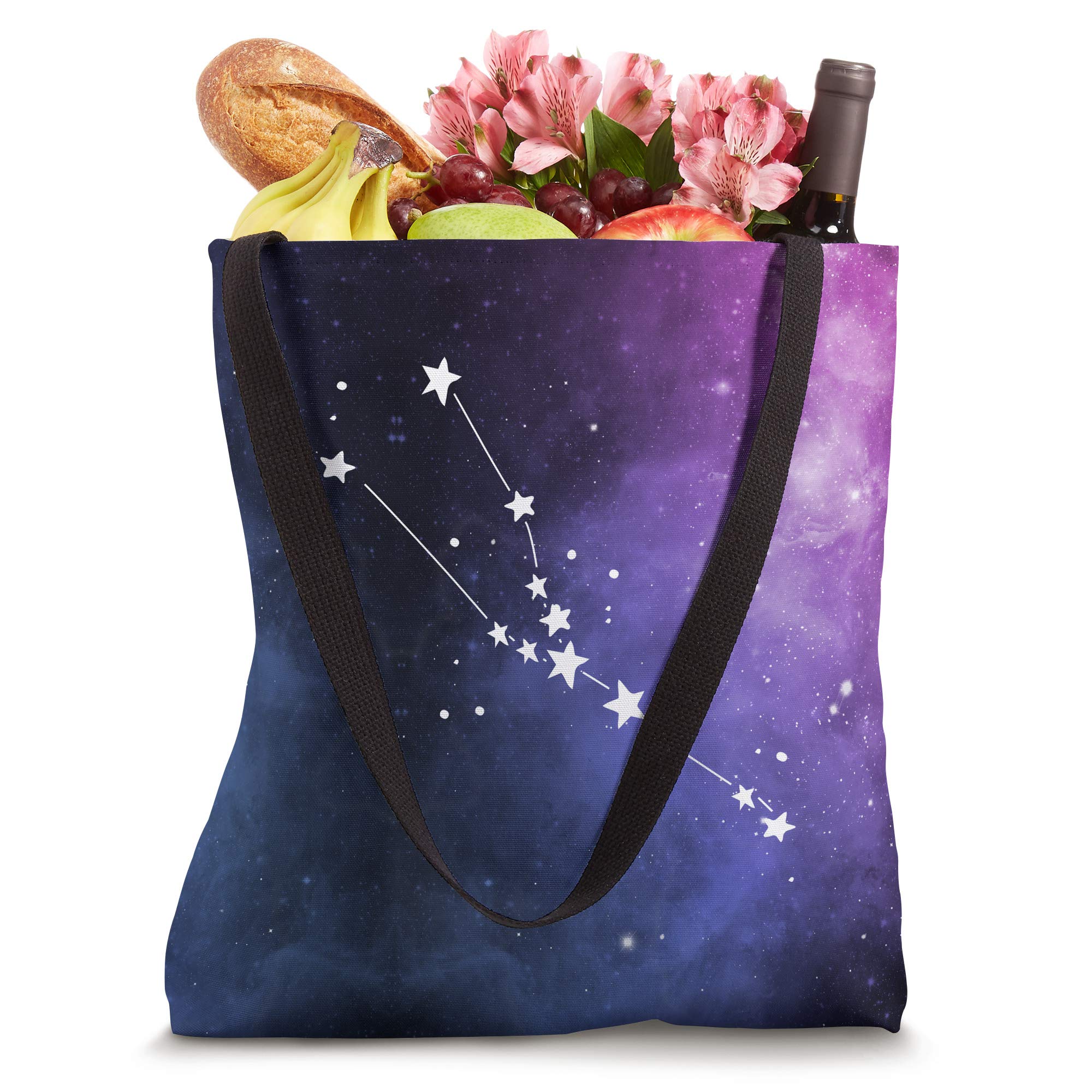 Taurus Constellation Tote Bag - Stylish Zodiac Themed Cotton Shopper for Women | Perfect for Beach, Work, and Everyday Use