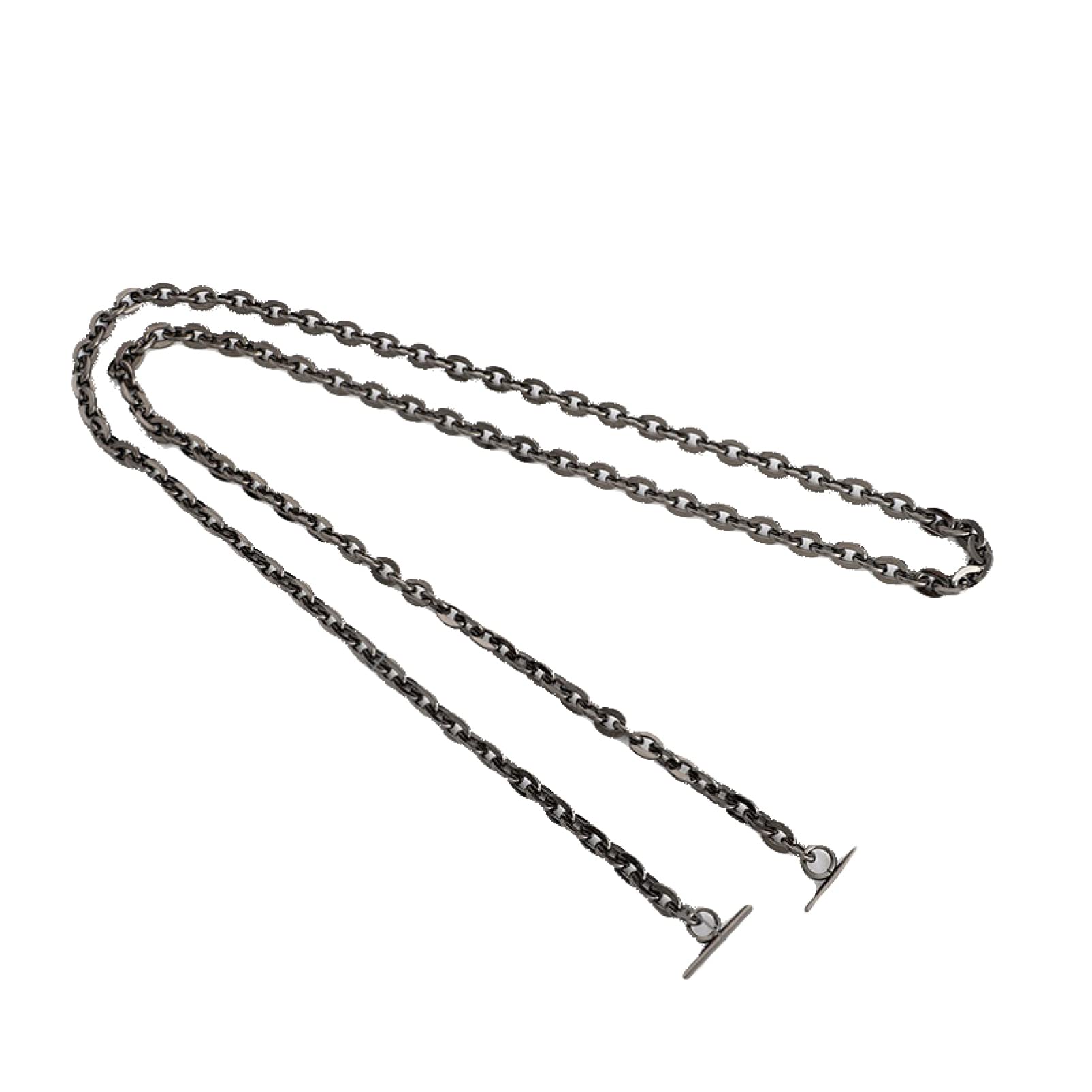 Metal Link Chain Strap Replacement for Handbags - Adjustable Shoulder & Crossbody Purse Strap with T-Buckle (5 Sizes) | Perfect for Everyday Use, Evening Bags & Fashion Accessories