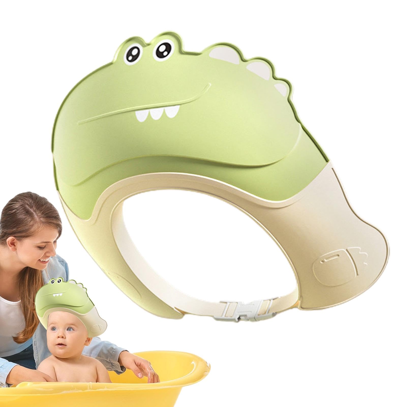 **Adjustable Baby Hair Washing Visor - Soft Bathing Cap with Eye & Ear Protection, Safe Shampoo Shield for Toddlers & Kids | Fun Cartoon Design for Stress-Free Bath Time**    *(Perfect for Mess-Free Baths, Shower Time, and Hair Washing – Ideal for Babies & Toddlers!)*