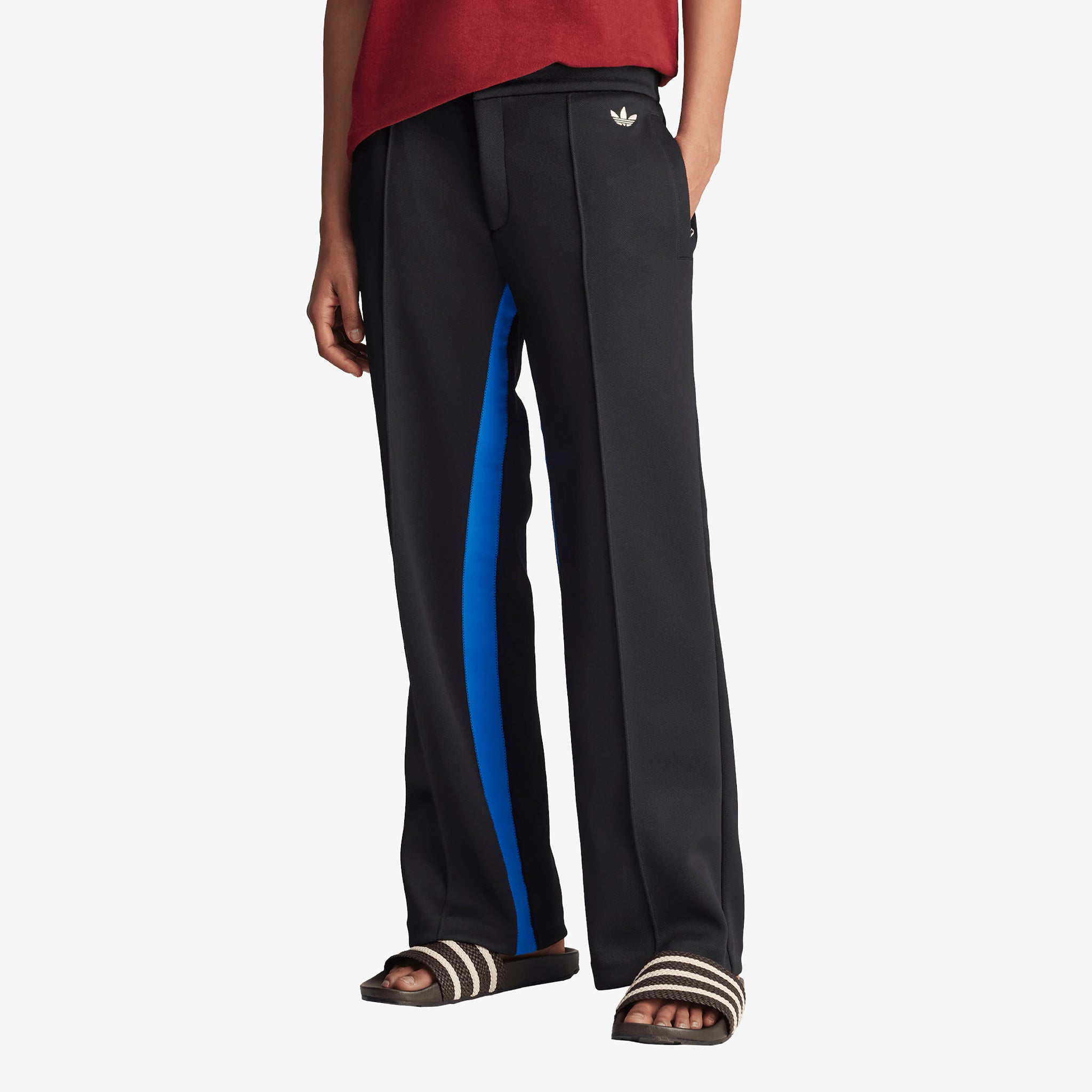 Wales Bonner Women's Black Piqué Track Pants - Stylish & Comfortable Athletic Wear for Running, Gym & Casual Outfits