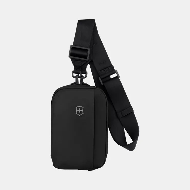 Victorinox Travel Essentials City Pouch 653376 - Compact Organizer for Travel Accessories, Black | Perfect for Business Trips, Daily Commute & Urban Exploration