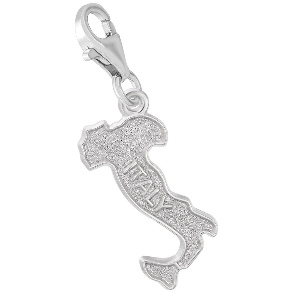 Italian Charm Pendant with Lobster Claw Clasp - Elegant Jewelry Charms for Bracelets & Necklaces - Perfect for Gifts, DIY Crafting and Everyday Wear