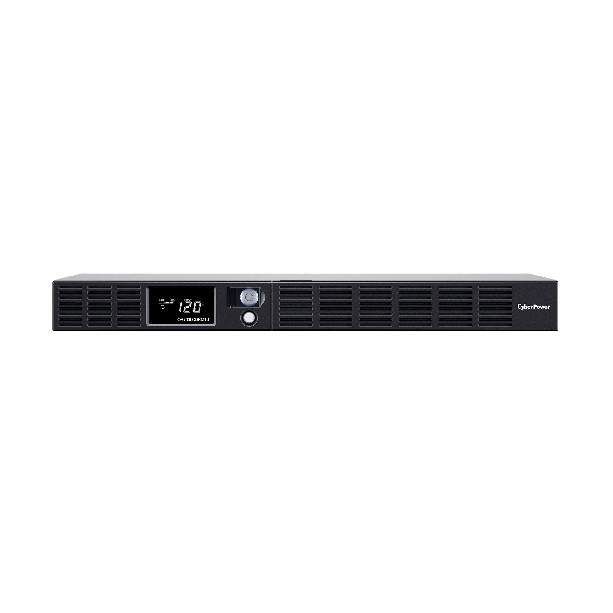 CyberPower OR700LCDRM1U Smart App LCD UPS - 700VA/400W, 6 Outlets with AVR, 1U Rackmount Uninterruptible Power Supply for Home Office & Server Rack Protection
