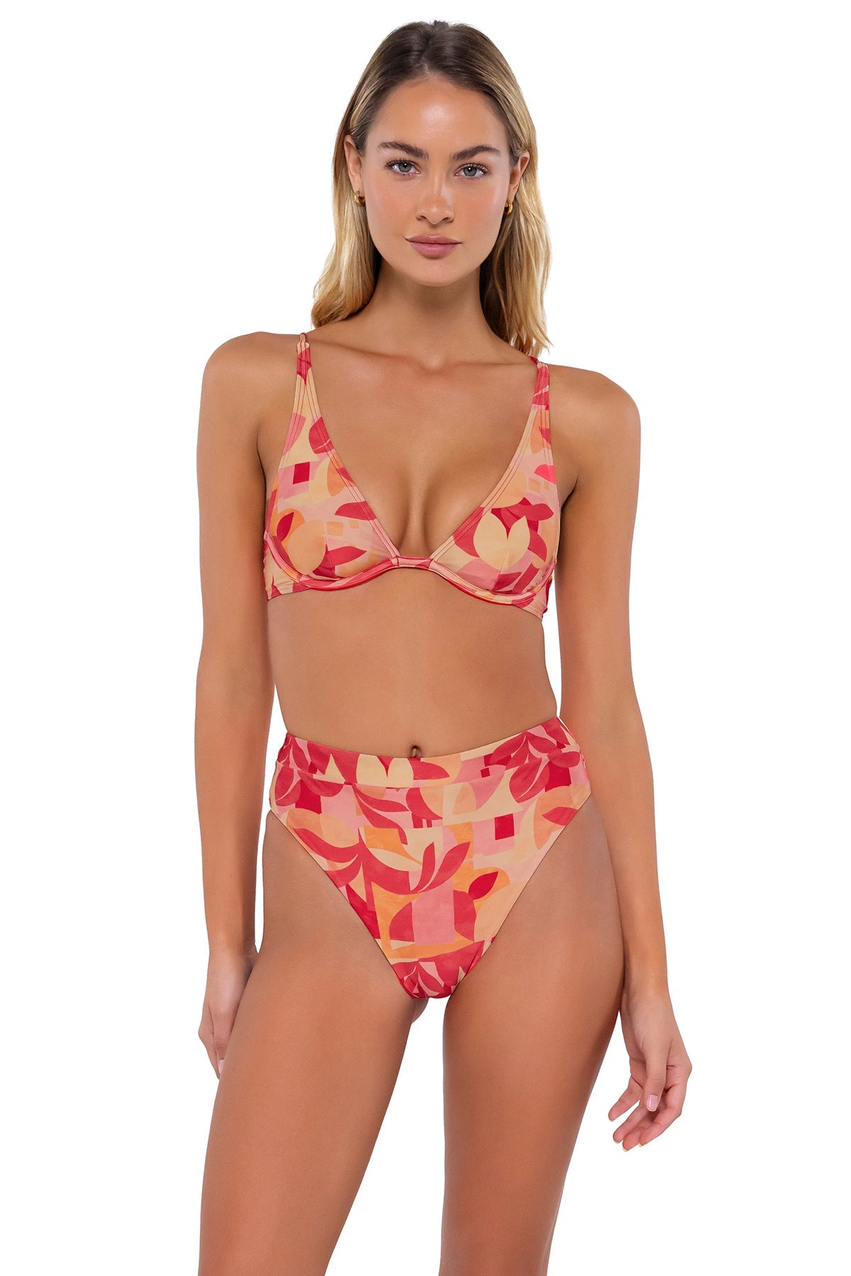 B Swim Serenade Shine Wyatt Bikini Top - Women's Sexy Push Up Swimwear for Beach & Pool - Perfect for Summer Vacation, Tropical Getaways and Water Sports
