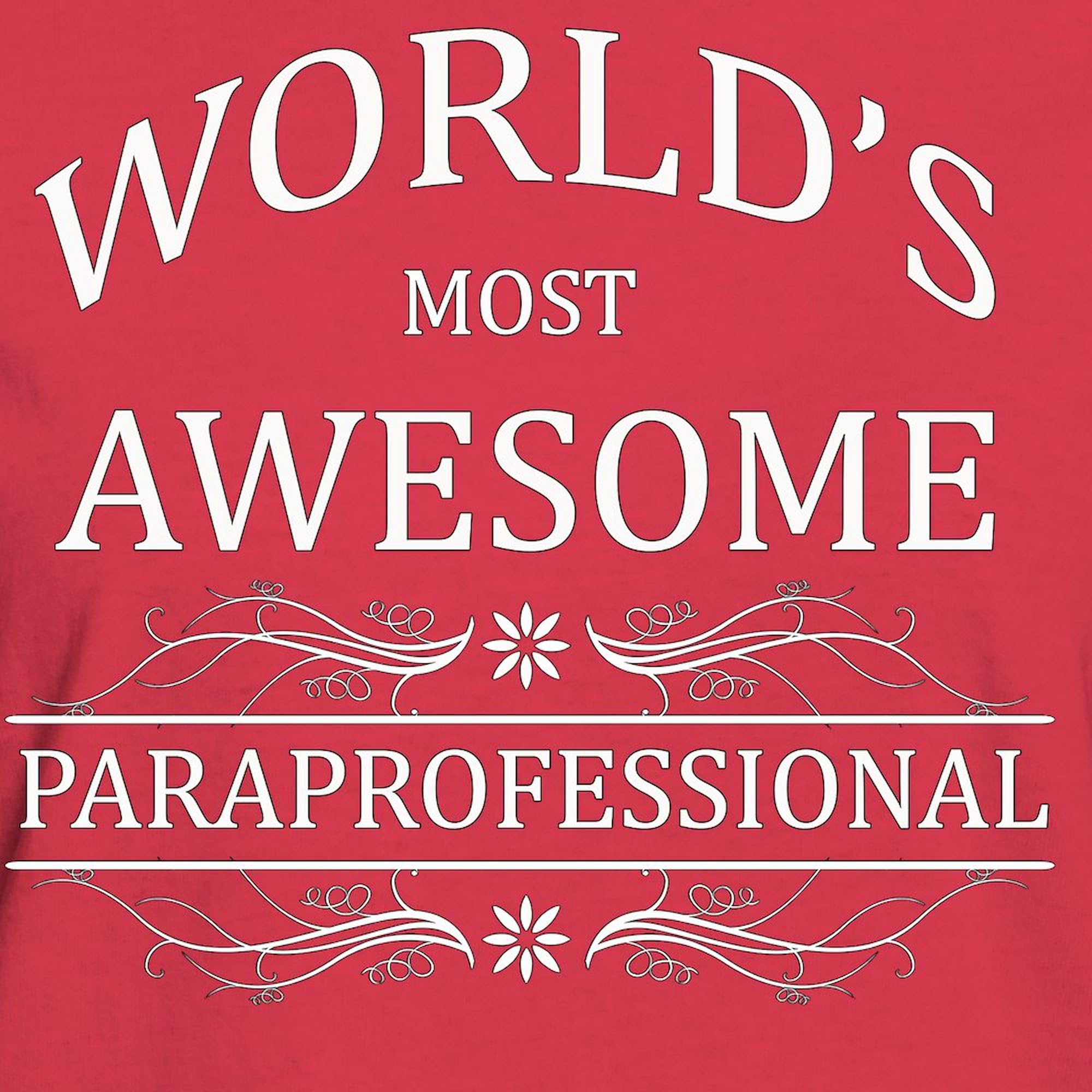 Paraprofessional Women's Dark Cotton T-Shirt - Comfortable & Stylish Casual Tee for Teachers, Educators & School Staff - Perfect for Work, Everyday Wear & Gifts
