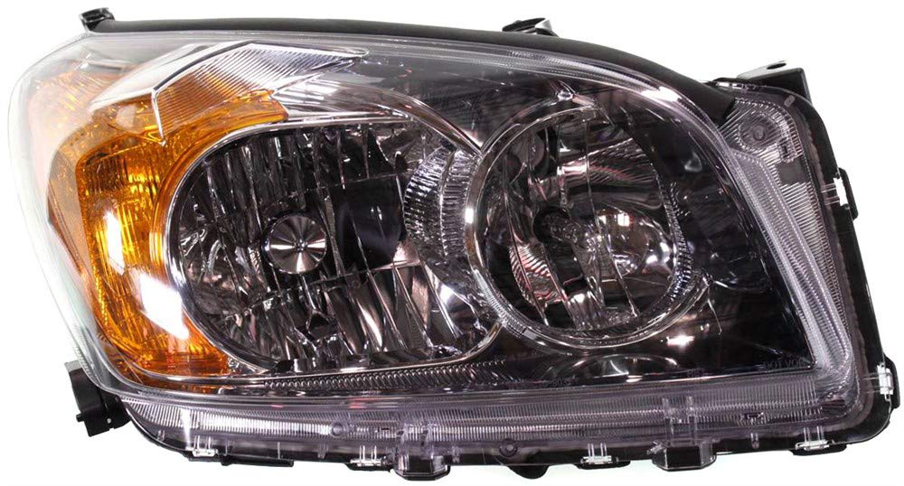 Go-Parts - CAPA-Certified Halogen Headlight Assembly for 2009-2012 Toyota RAV4 Sport Model (Right Passenger Side) - Perfect Replacement for North America Built RAV4 2010 2011 | Enhanced Night Visibility & Safety Driving