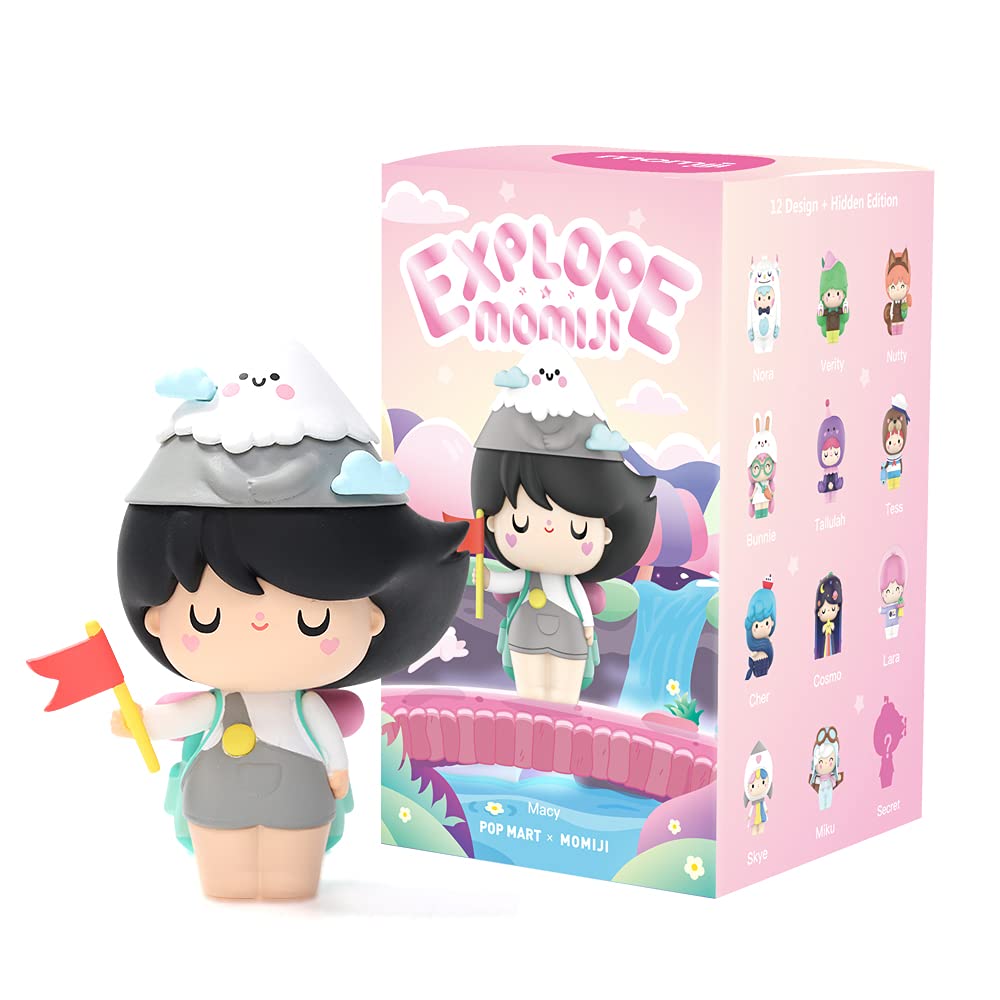 POP MART Momiji Blind Box Collectible Figure - Random Cute Art Toy for Christmas, Birthday & Holiday Gifts (Single Box-Explore) | Perfect for Anime Fans, Party Favors & Home Decor Collections