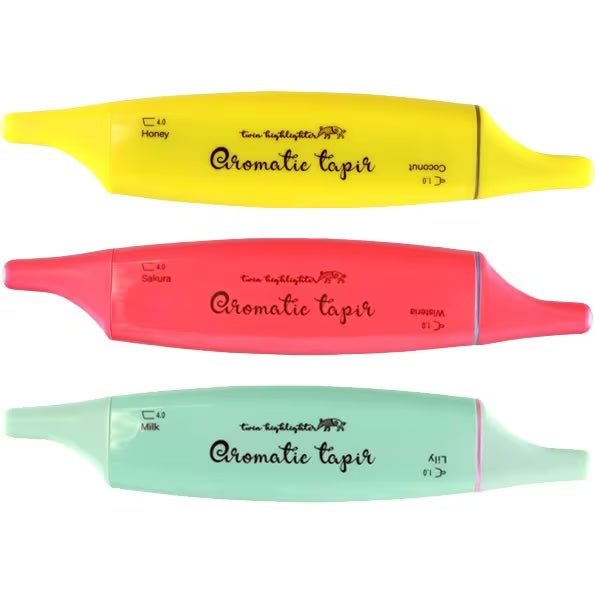 Aromatic Tapir Scented Twin Highlighter Set - Dual Tip Pastel Markers for Journaling, Note Taking & Art Projects | Non-Toxic & Vibrant Colors by Epoch Chemical