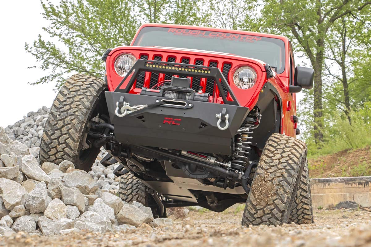 Rough Country Front & Rear Fender Delete Kit for 2018-2024 Jeep Wrangler JL - 10539 | Off-Road Accessories for Enhanced Jeep Customization & Style