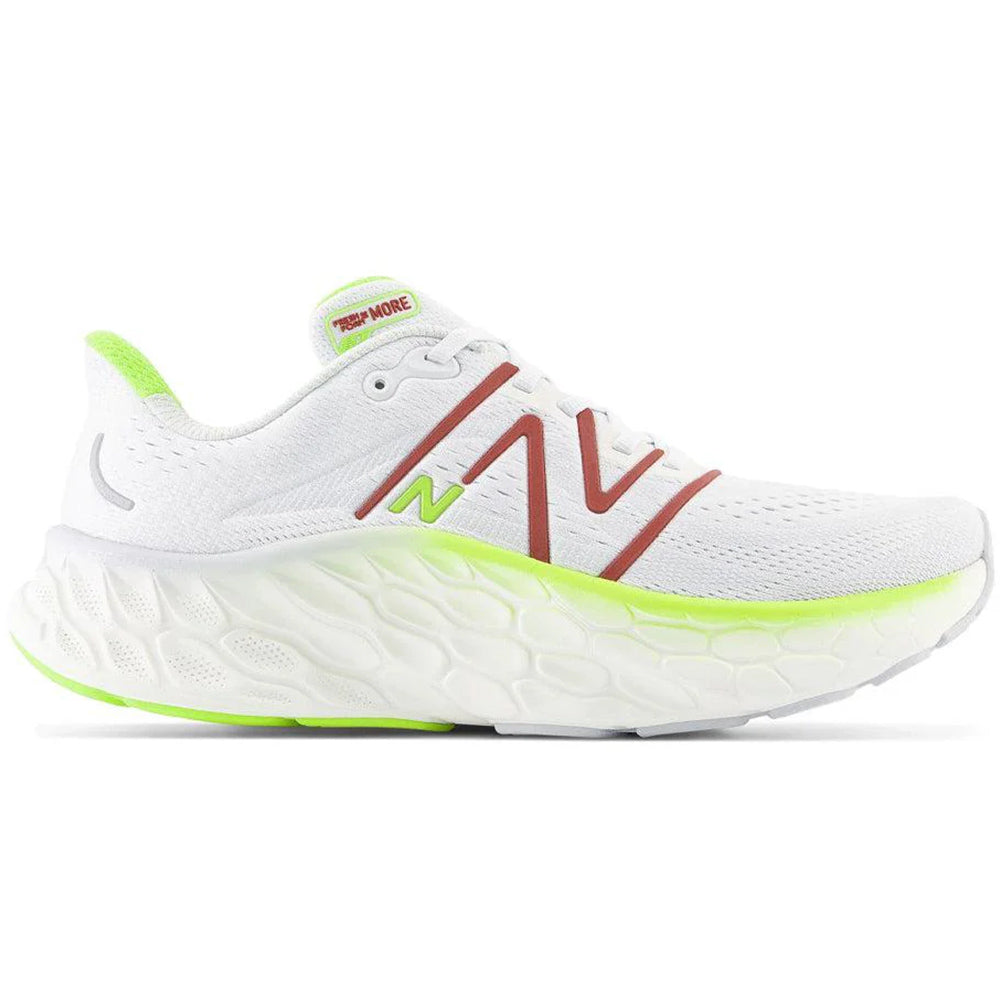 New Balance Fresh Foam X More v4 Running Shoes for Men - Lightweight Cushioned Sneakers for Road Running & Daily Workouts