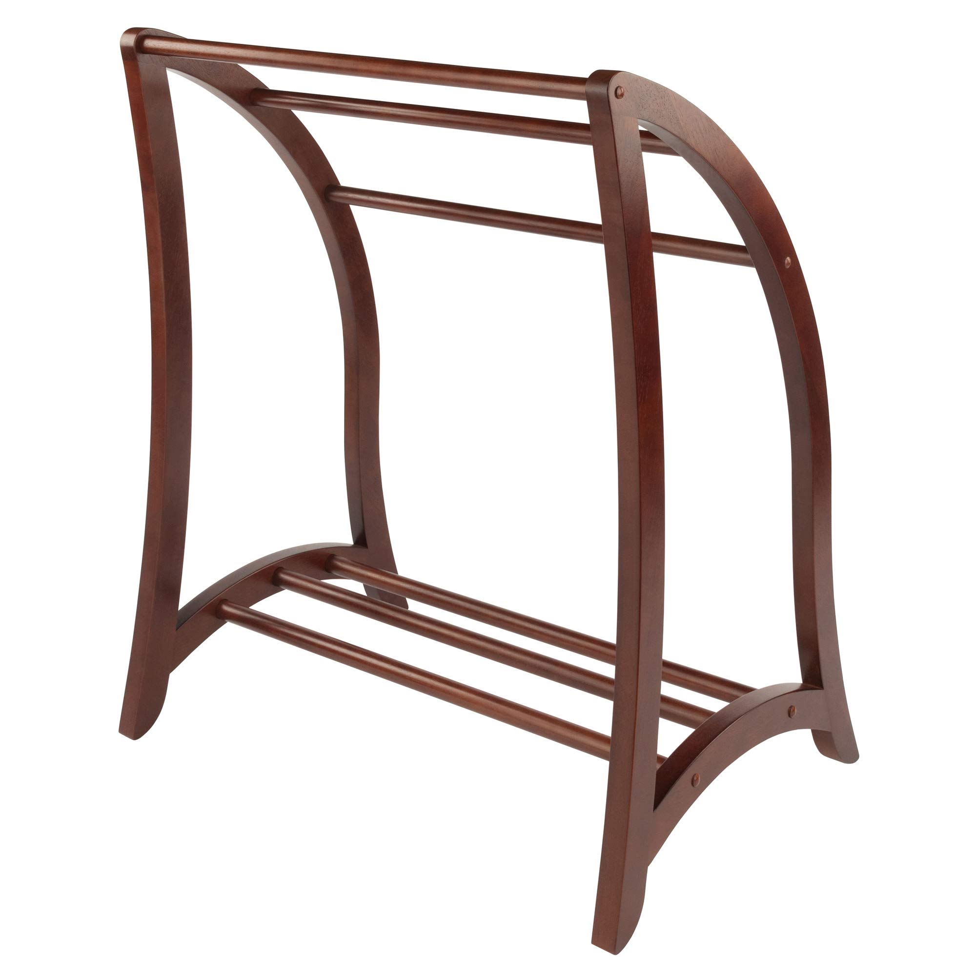 Winsome Wood Eleanor & Betsy Storage Organizer, Walnut & Antique Walnut, Perfect for Home Office, Living Room, and Bedroom Organization