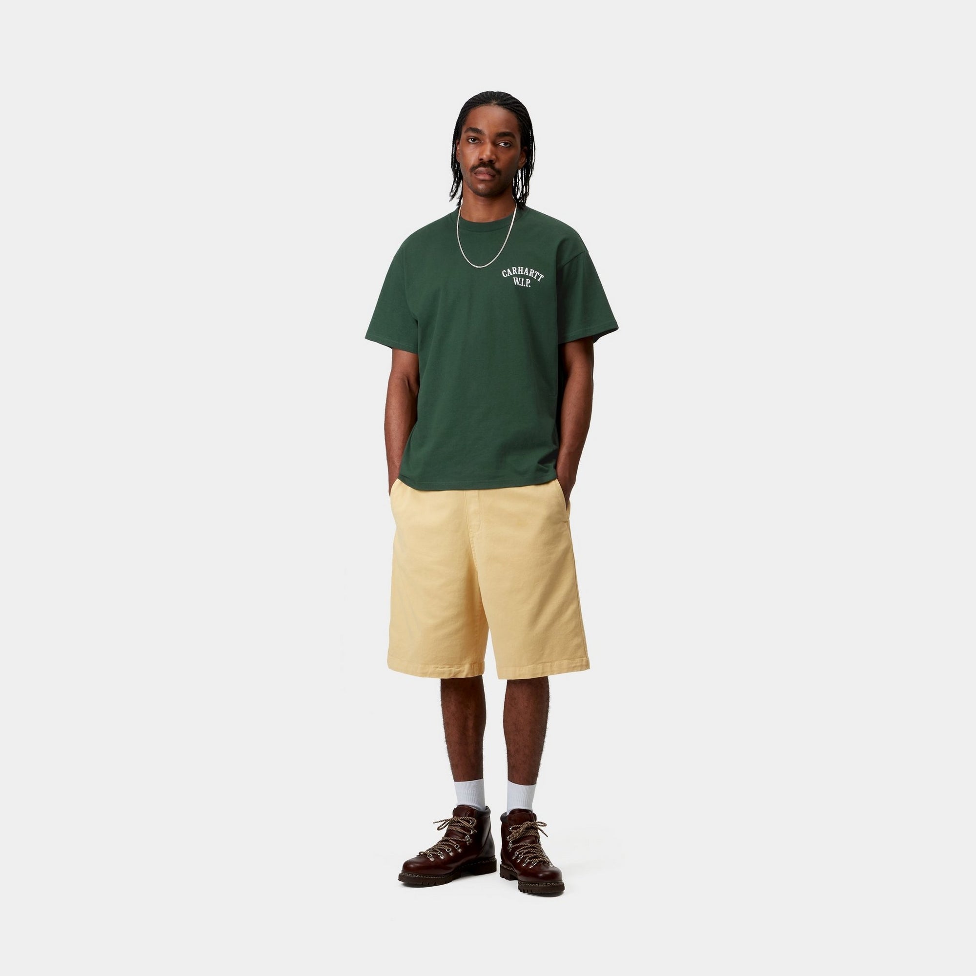 Premium Cabinetry T-Shirt | Soft Cotton Crewneck Tee in Conifer Green & White | Perfect for Work, Casual Wear & Outdoor Activities