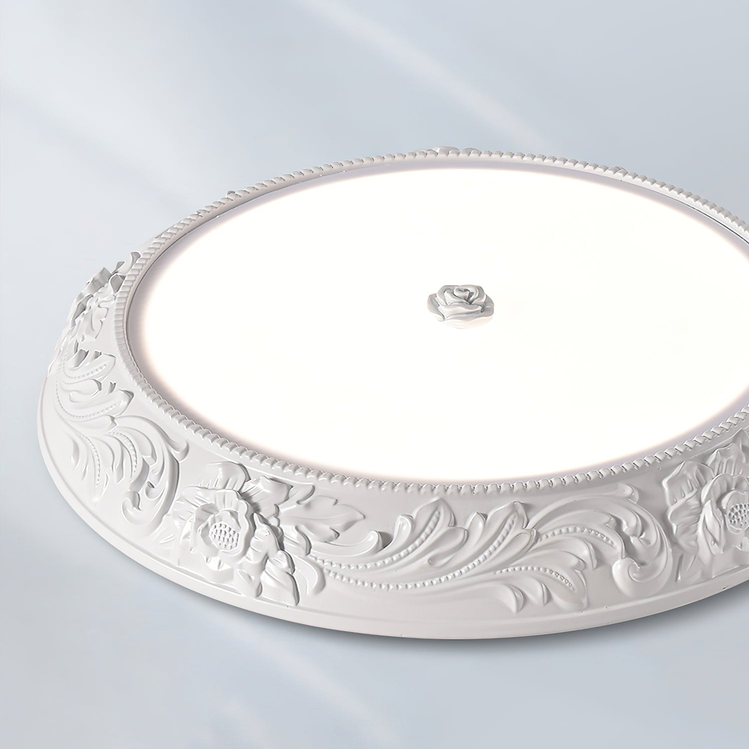 Modern Embossed Resin Ceiling Light Fixture - Elegant Home & Office Lighting for Living Room, Bedroom, Dining Area | Energy Efficient & Stylish Design