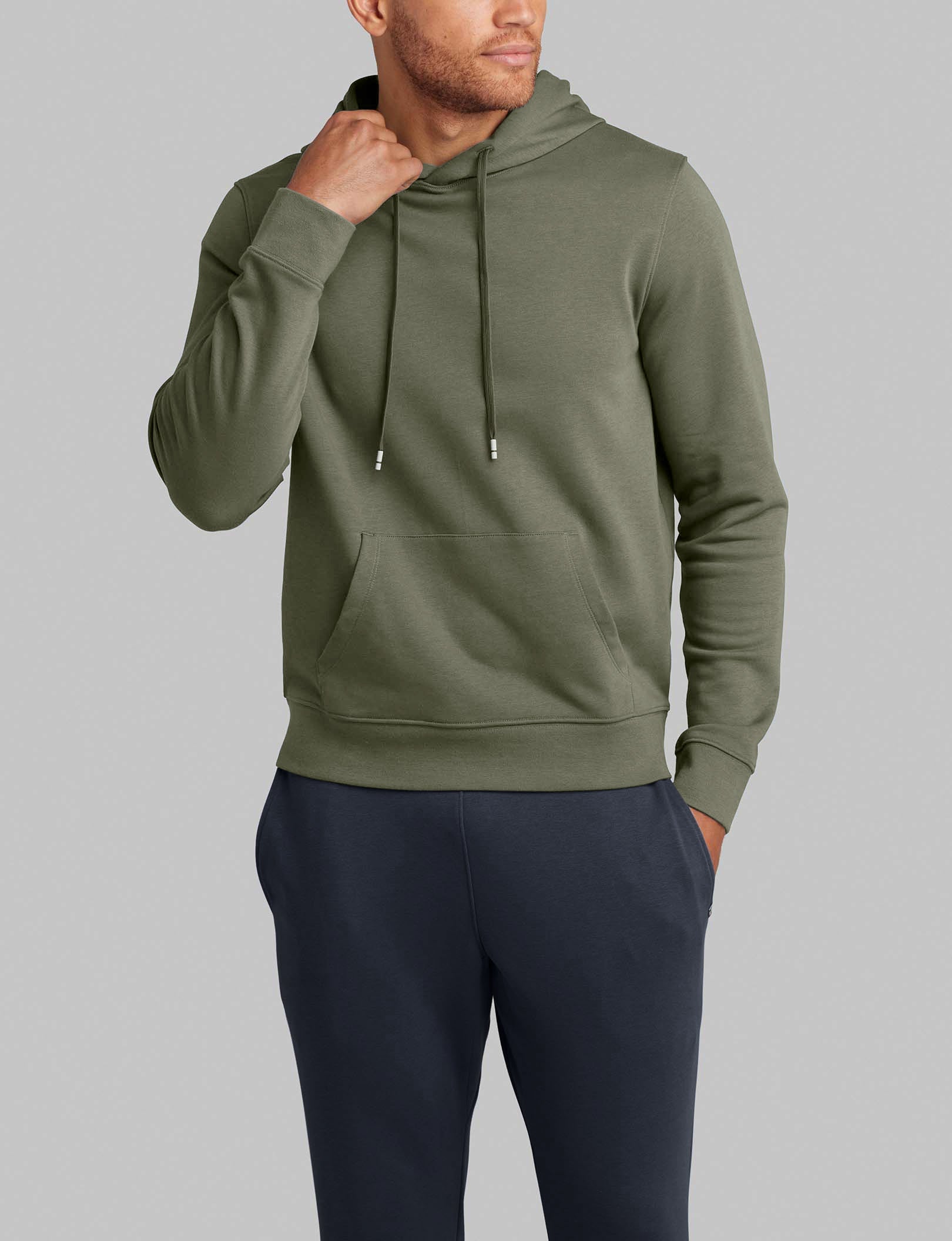 Premium French Terry Hoodie for Men & Women - Soft & Comfortable Pullover Sweatshirt - Perfect for Casual Wear, Gym, and Outdoor Activities