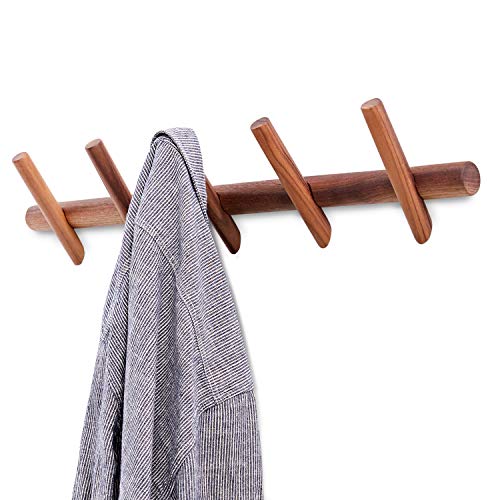 Black Walnut 5 Hooks