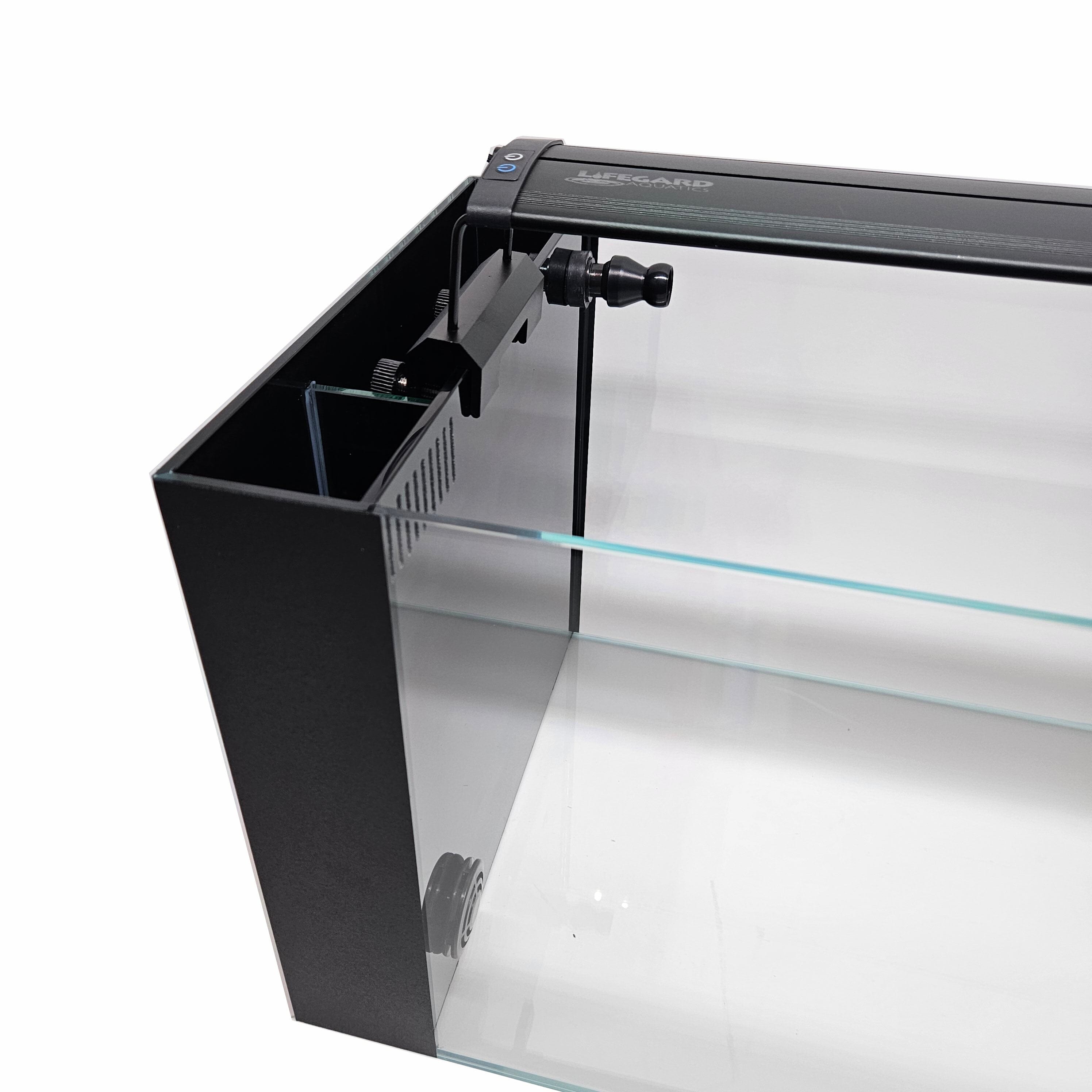 Lifegard Aquatics 14.26 Gallon Clear Glass Aquarium Fish Tank - Perfect for Home, Office, or Classroom Aquatic Displays
