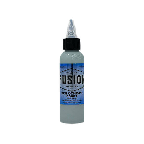 Fusion Ben Ochoa Court Ink 1oz - Premium Tattoo Ink for Professional Artists - Perfect for Tattoo Studios, Body Art & Permanent Makeup
