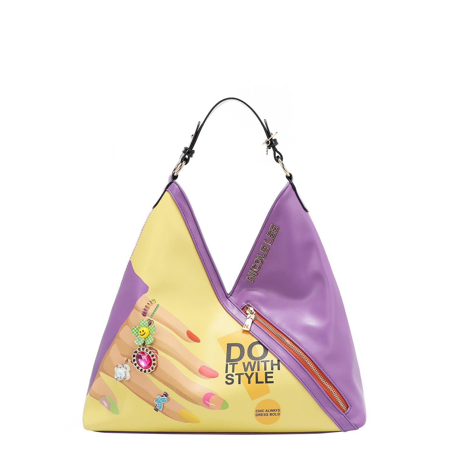 Trendy Nail Polish Hobo Bag - Stylish Crossbody Purse for Women | Perfect for Travel, Shopping & Everyday Use
