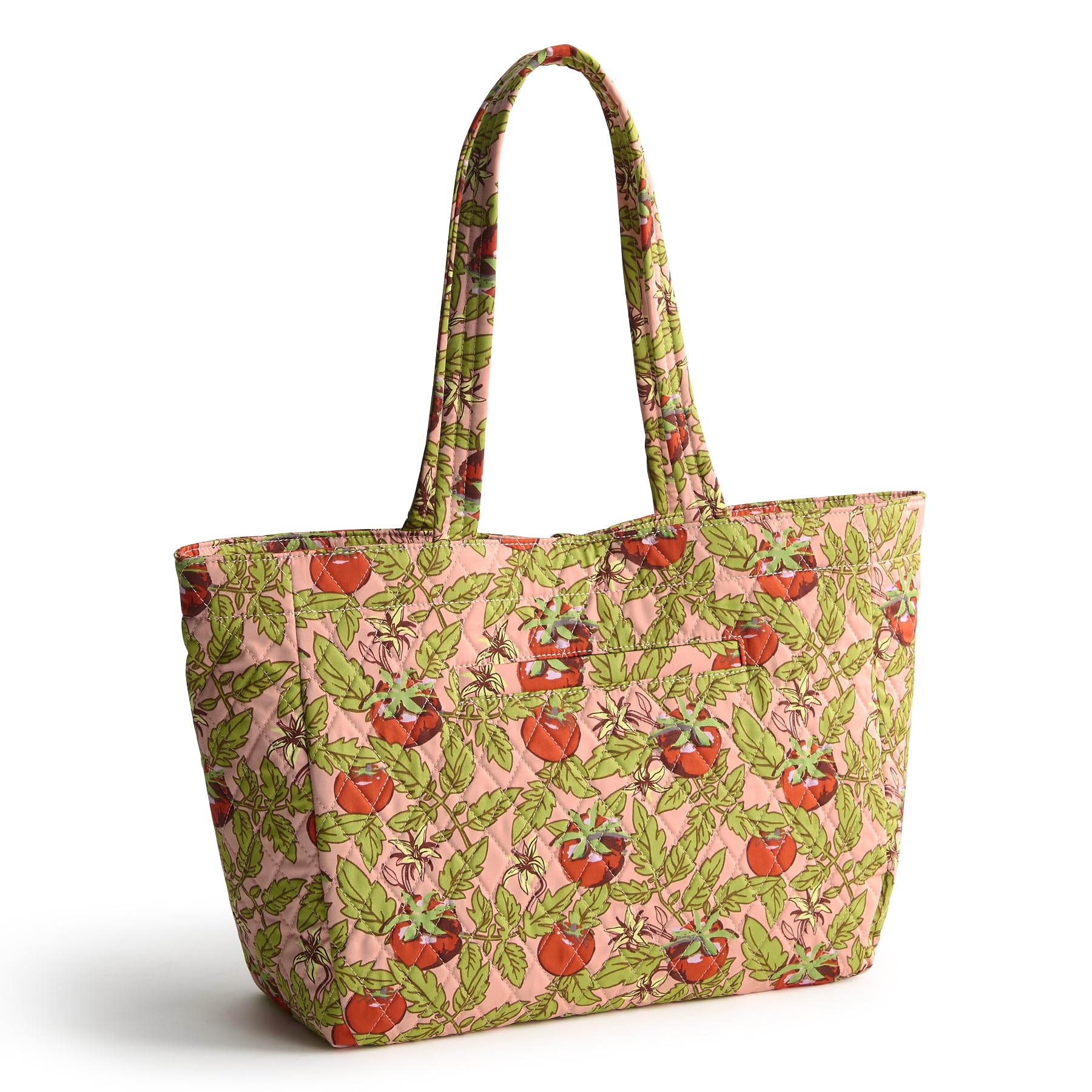 Vera Bradley Premium Cotton Small Hathaway Tote Bag for Women - Lightweight & Durable Everyday Purse for Work, Travel & Shopping