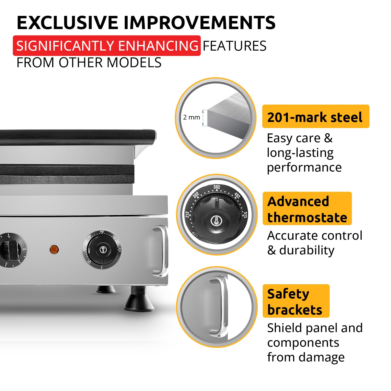ALDKitchen Waffle Stick Maker - 4 Stick Waffle Machine with 110V for Homemade Belgian Waffles | Perfect for Breakfast, Parties & Kids Snacks | Non-Stick & Easy to Clean