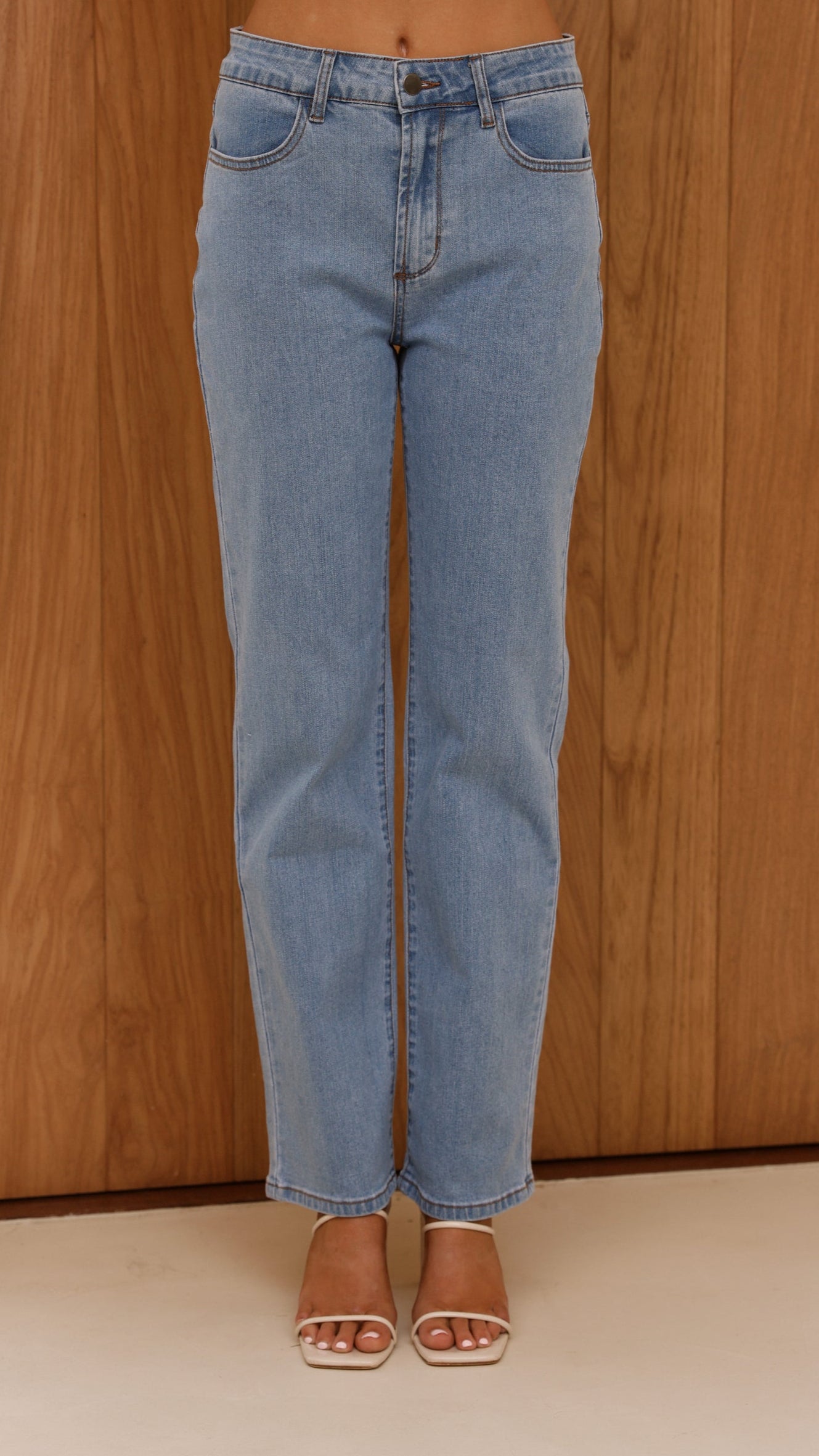Alley Jeans Women's Mid Wash Denim Jeans - Comfortable Stretch Skinny Jeans for Casual Wear & Everyday Outfits