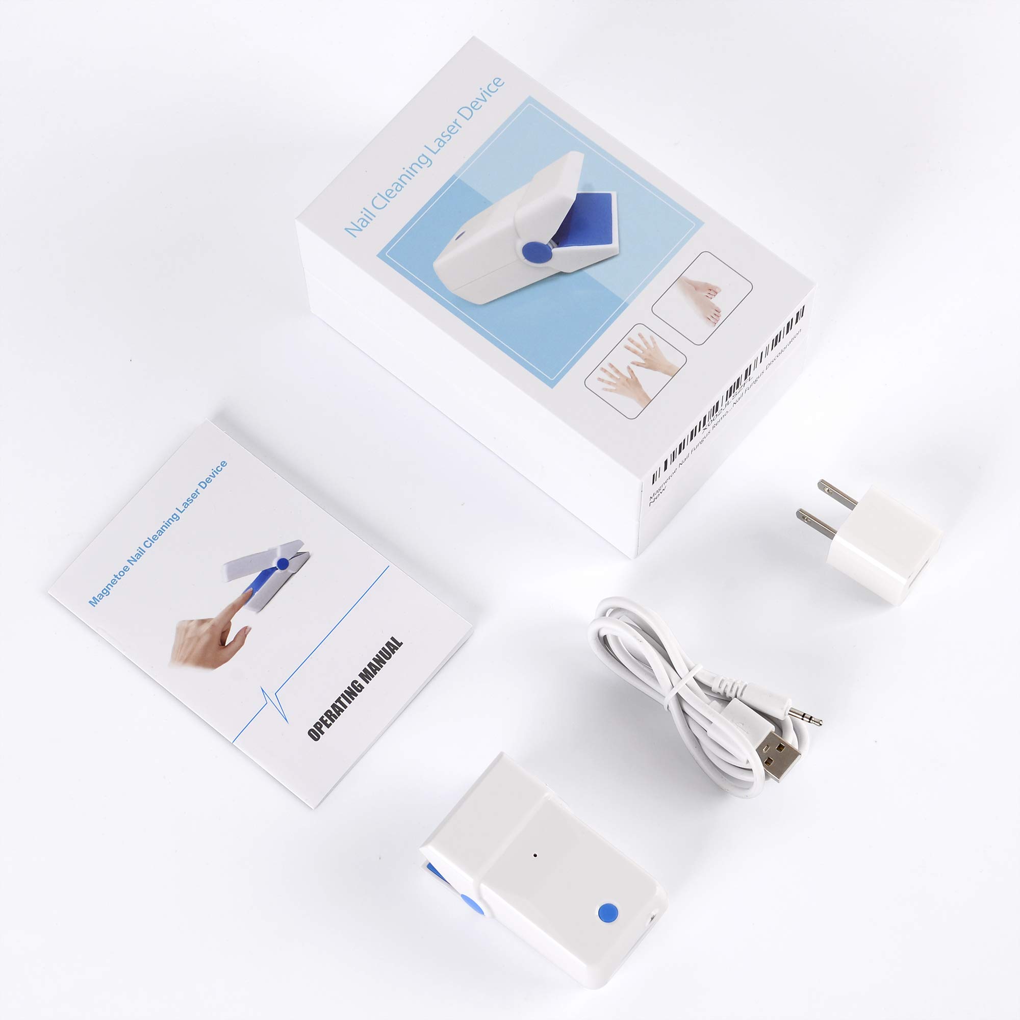 Portable Nail Therapy Treatment Device for Toenails & Fingernails - August 2024 Edition - At-Home Nail Care Solution for Fungus, Brittle Nails & Healthy Nail Growth