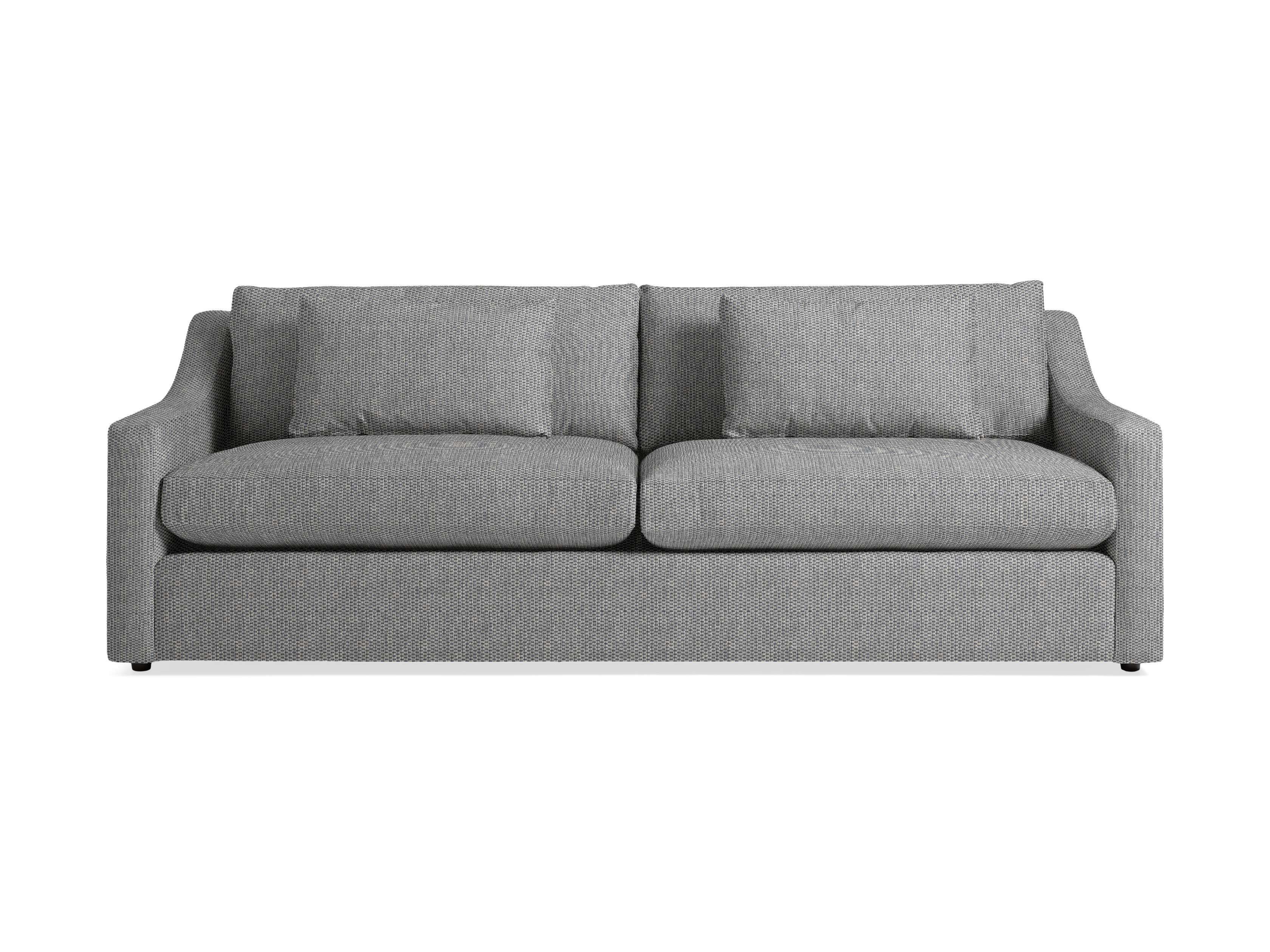 Ashby Sofa 117 - Modern 3-Seater Fabric Couch with Sturdy Wooden Legs for Living Room, Lounge & Home Theater Comfort
