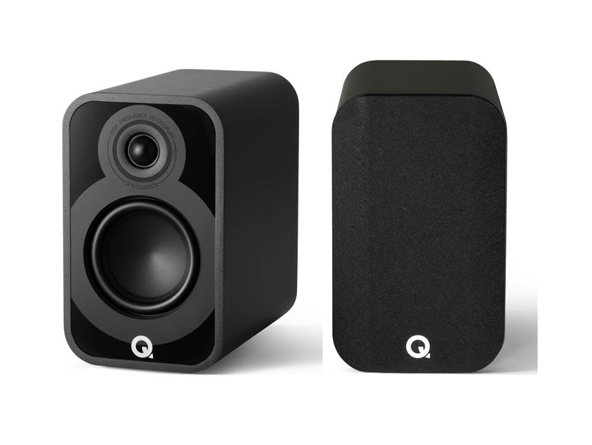 Q Acoustics 5010 Bookshelf Speakers Pair - High-Fidelity Stereo Sound for Home Theater & Music Listening - Perfect for Living Rooms, Home Studios & Audiophile Setups