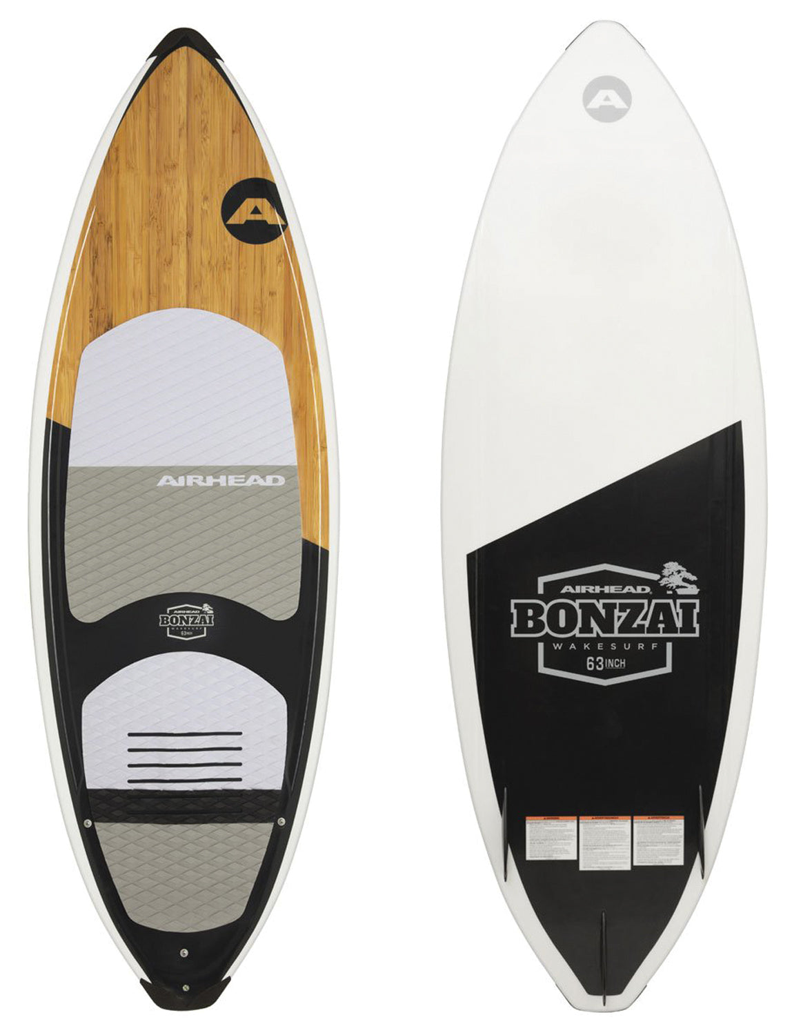 Airhead Bonzai Wakesurf Board - Premium Wakesurfing Board for All Skill Levels | Perfect for Lakes, Rivers & Ocean Surfing