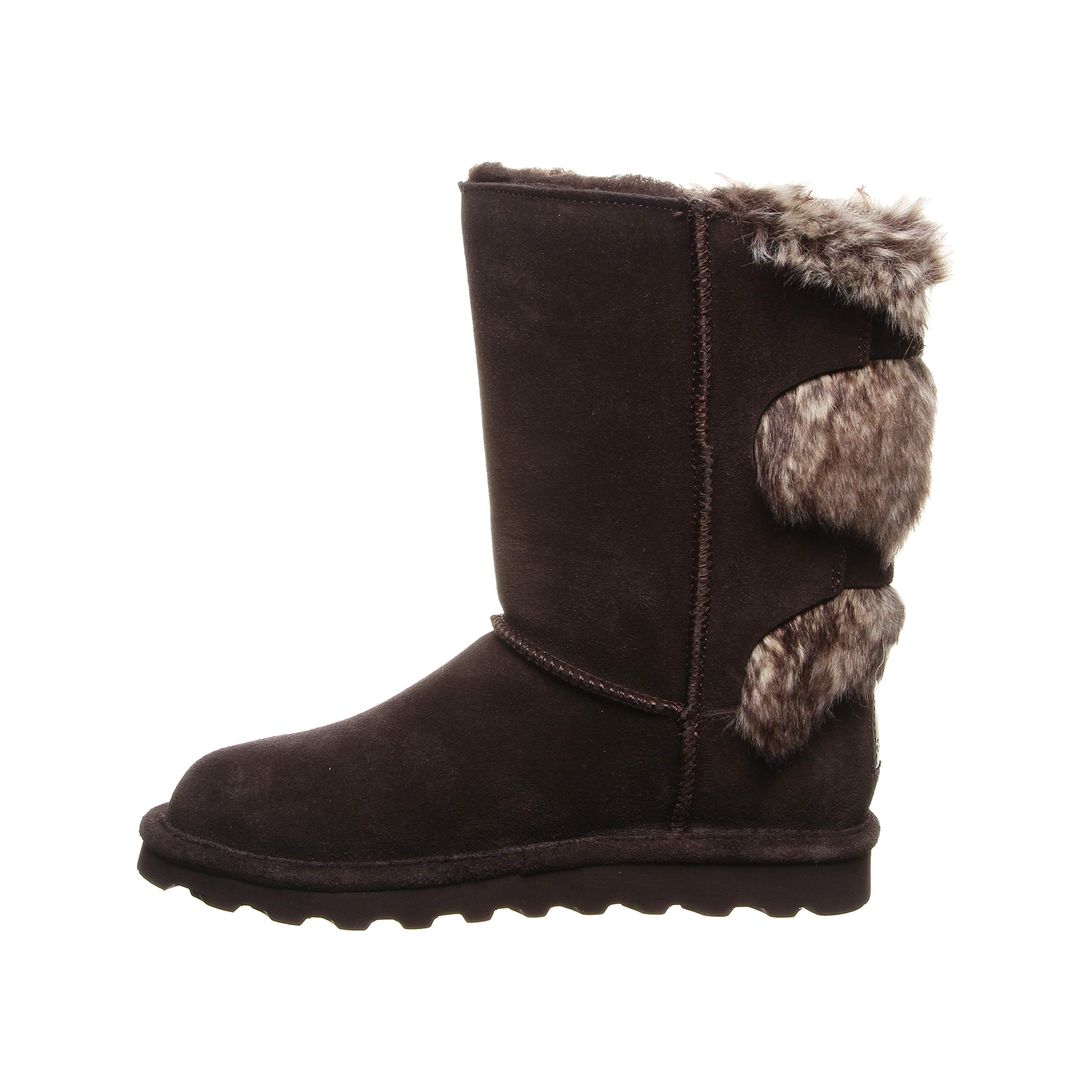 BEARPAW Women's Eloise Suede Slip-On Winter Boots - Comfortable & Warm, Multiple Colors Available | Perfect for Casual Outings, Snow Days & Cozy Indoor Wear