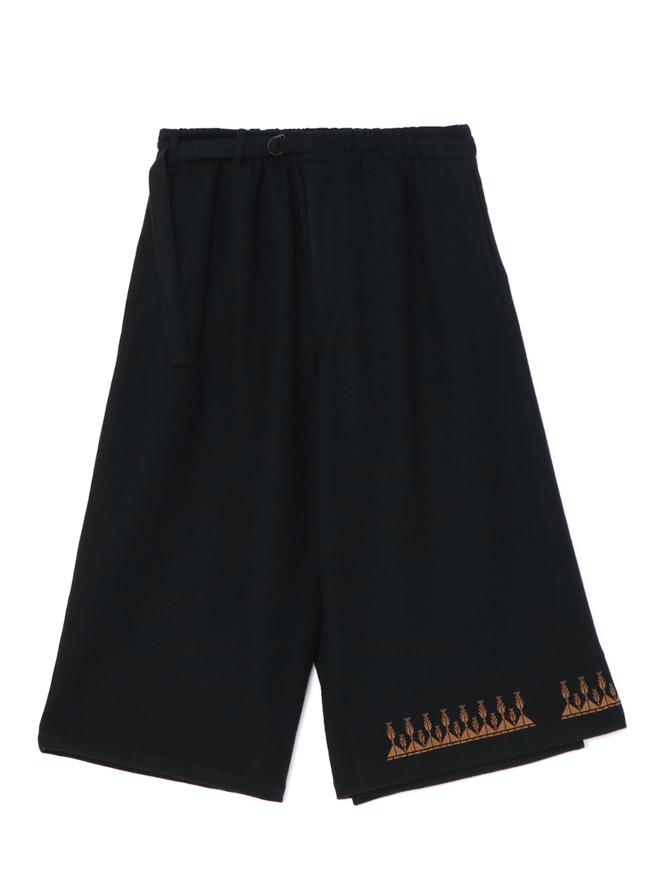 Stylish Compressed Jersey Ethnic Embroidered Wrap Pants for Women - Comfortable & Fashionable Yoga, Lounge, and Travel Pants