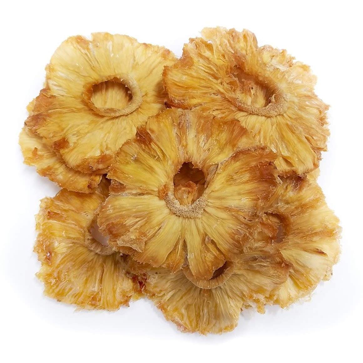 Organic Dried Pineapple Rings - 10lb Bulk, Non-GMO, Vegan, Unsulfured & No Sugar Added | Chewy Natural Fruit Snack for Baking, Desserts, Cakes, Pies & Healthy Snacking | Perfect for Trail Mix, Yogurt Toppings & Gift Baskets
