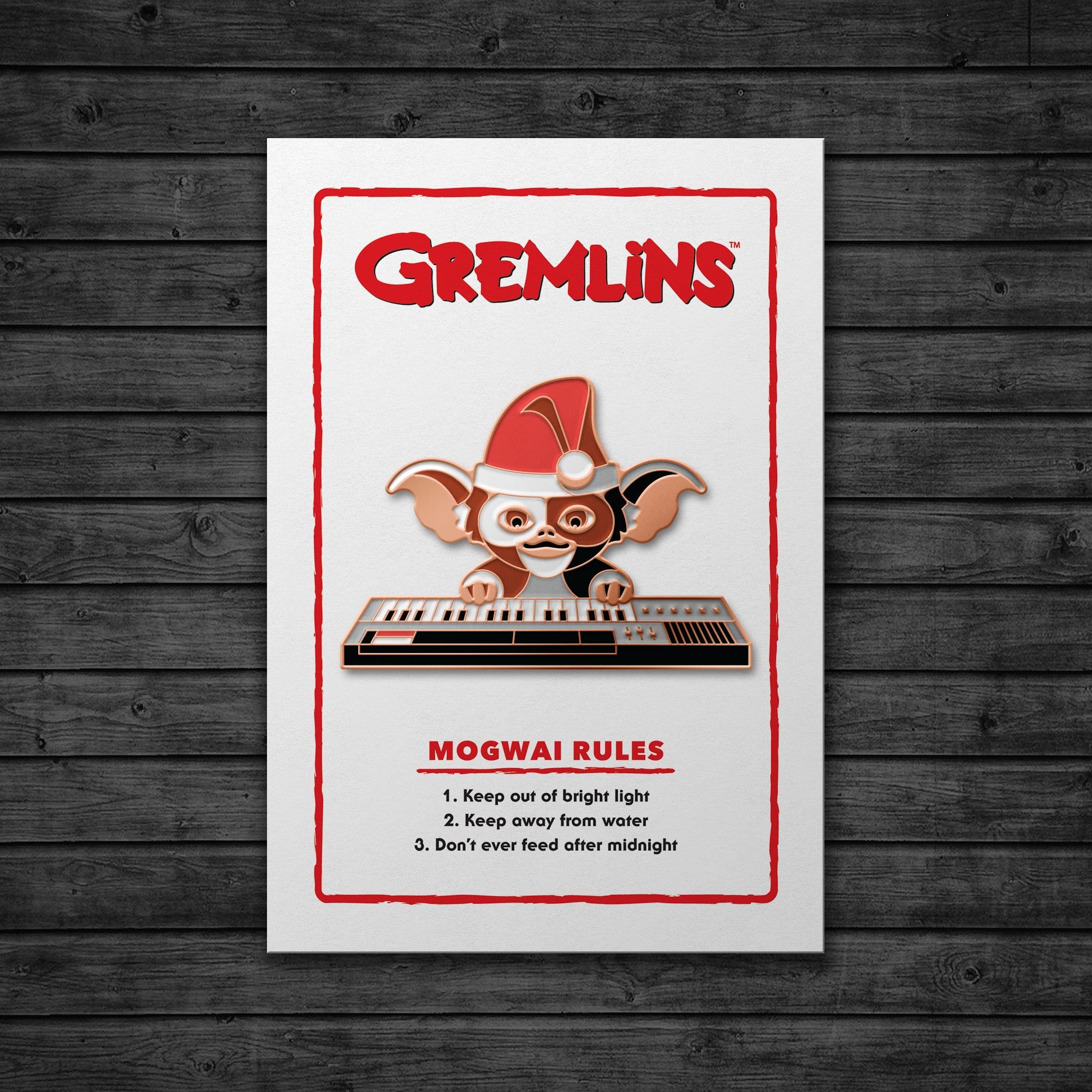 Gremlins Mogwai 3-Pin Enamel Lapel Pin Set - Cute Collectible Badges for Backpacks, Jackets & Denim - Perfect for Movie Fans & Pin Collectors
