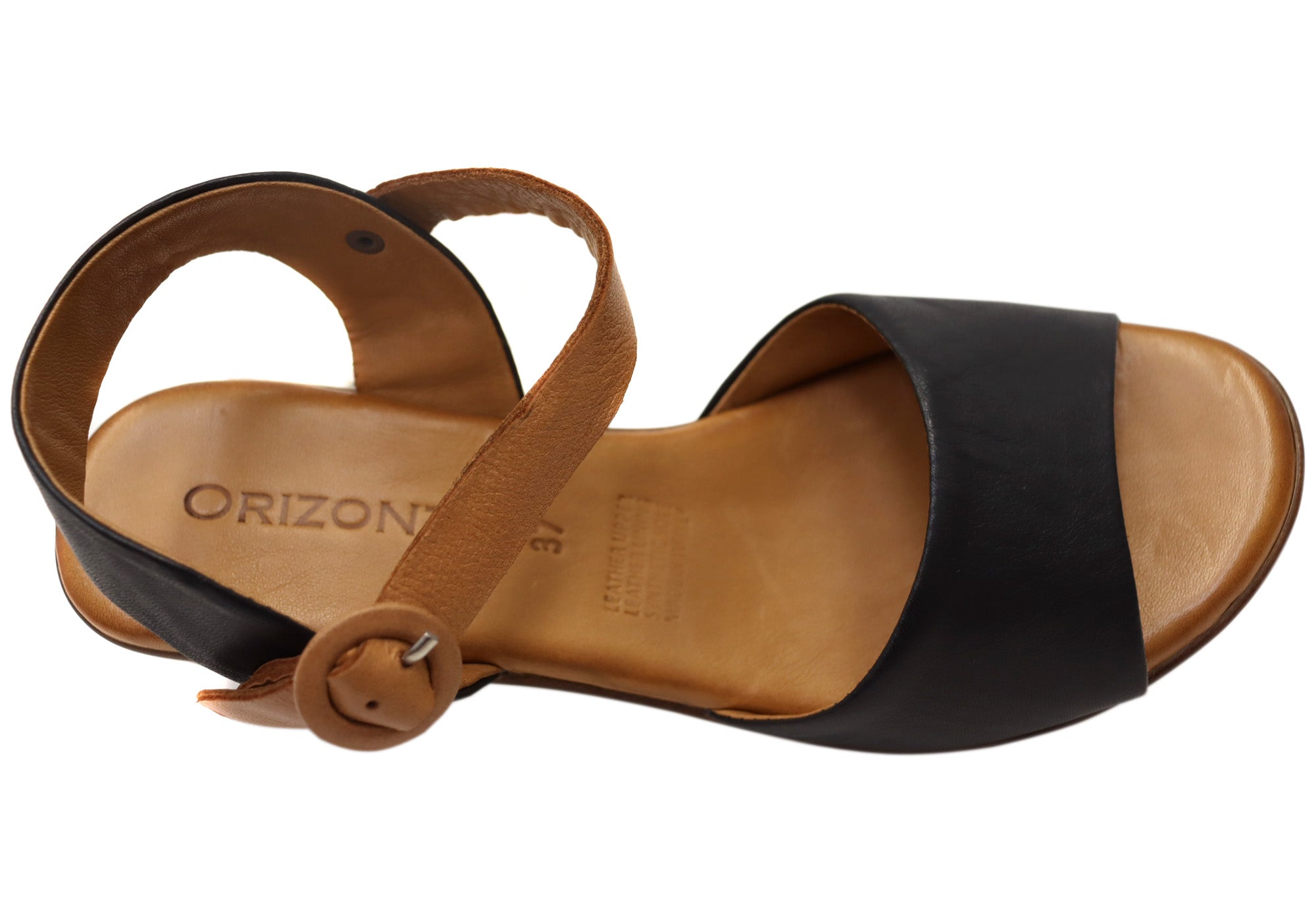 Orizonte Avari Women's Comfortable European Leather Heel Sandals - Elegant Dress Shoes for Weddings, Parties & Office Wear