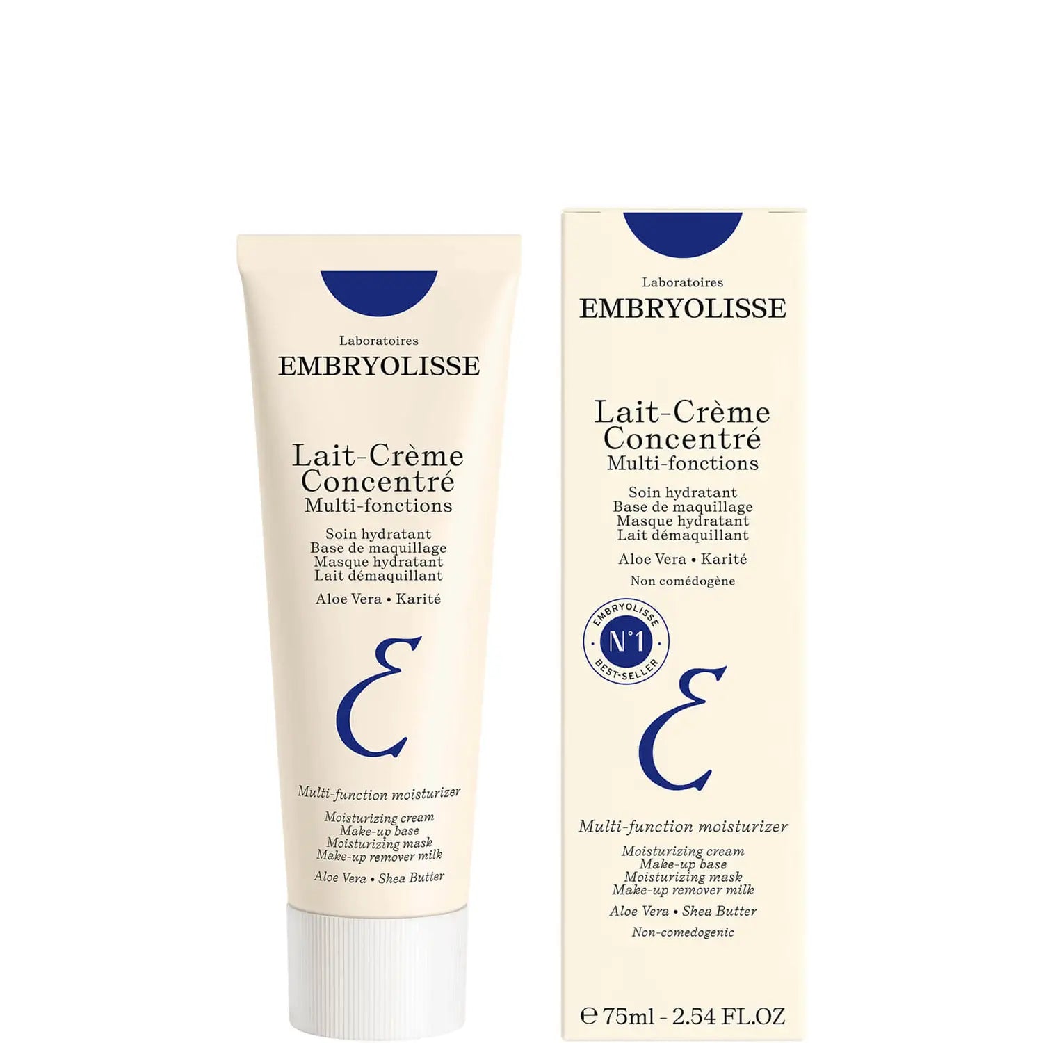 Embryolisse Lait-Crème Concentré Face & Body Moisturizer - 24H Hydration for Dry Skin | Makeup Primer & Daily Skincare | Perfect for Travel & Sensitive Skin Care Routine
