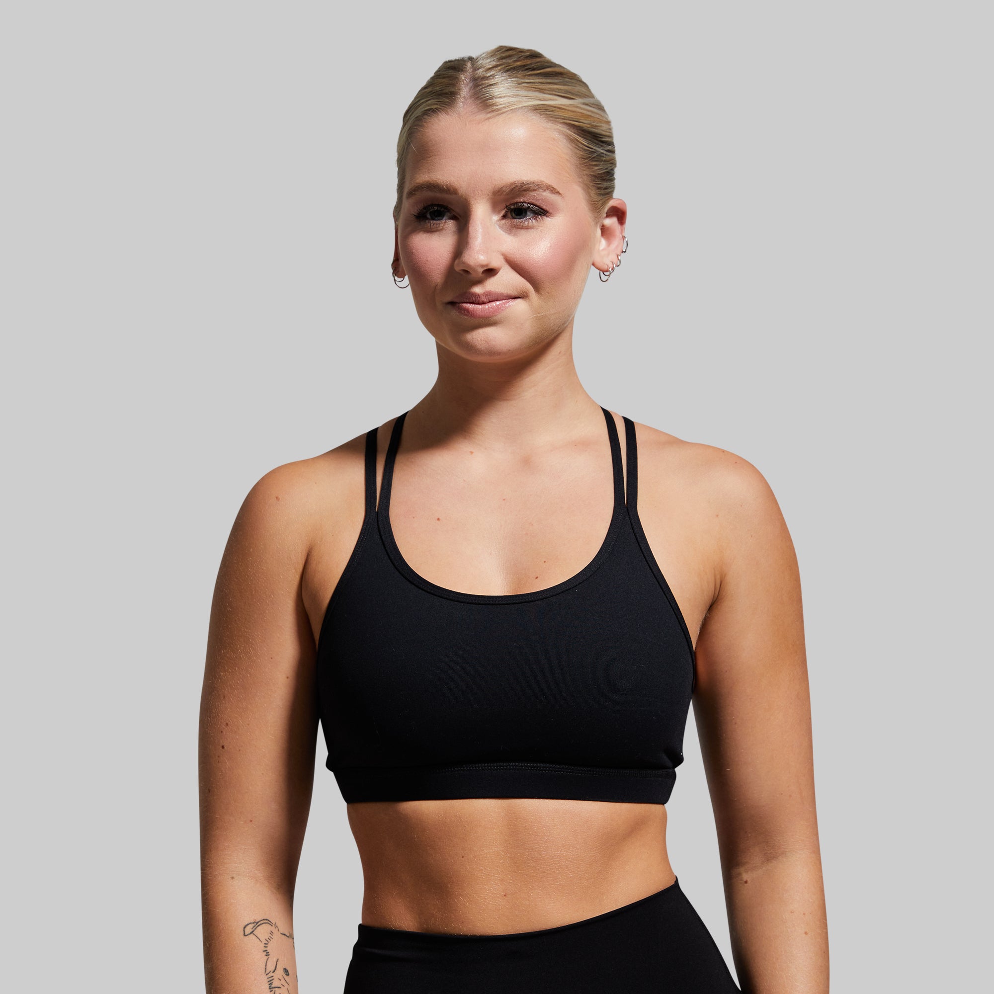 Warrior Original Sports Bra for Women - High Support, Breathable & Comfortable Workout Top (Black) - Perfect for Running, Yoga & Gym