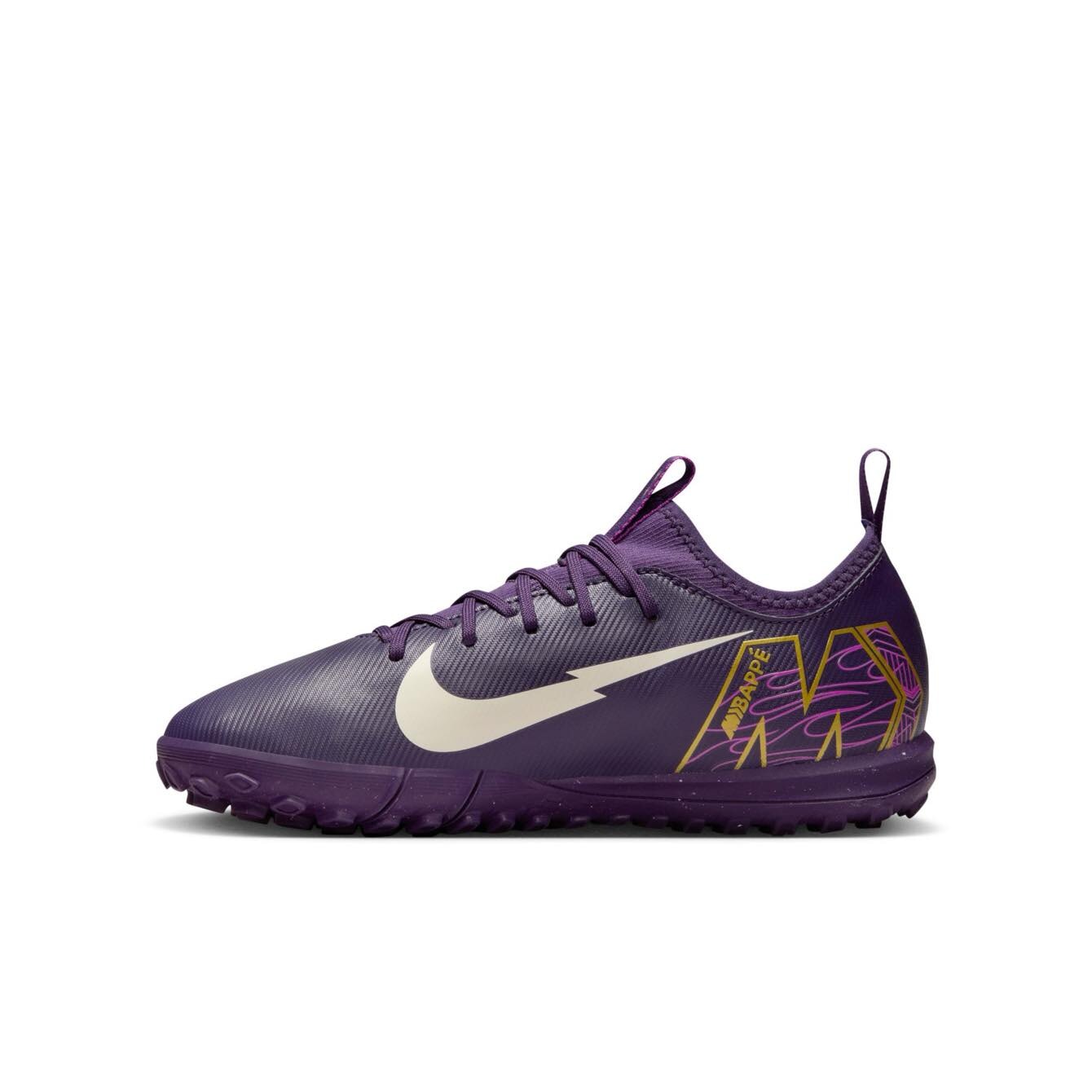 Nike Jr. Mercurial Vapor 16 Academy Kylian Mbappé TF Soccer Cleats for Kids - Youth Football Shoes for Artificial Turf & Indoor Play - Perfect for Training & Matches