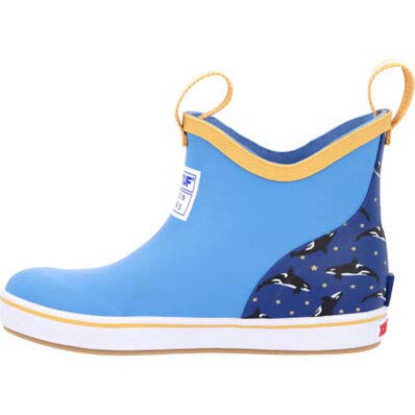 Xtratuf Kids Ankle Deck Boots - Waterproof Non-Slip Fishing Boots for Boys & Girls - Perfect for Outdoor Adventures, Beach, and Rainy Days
