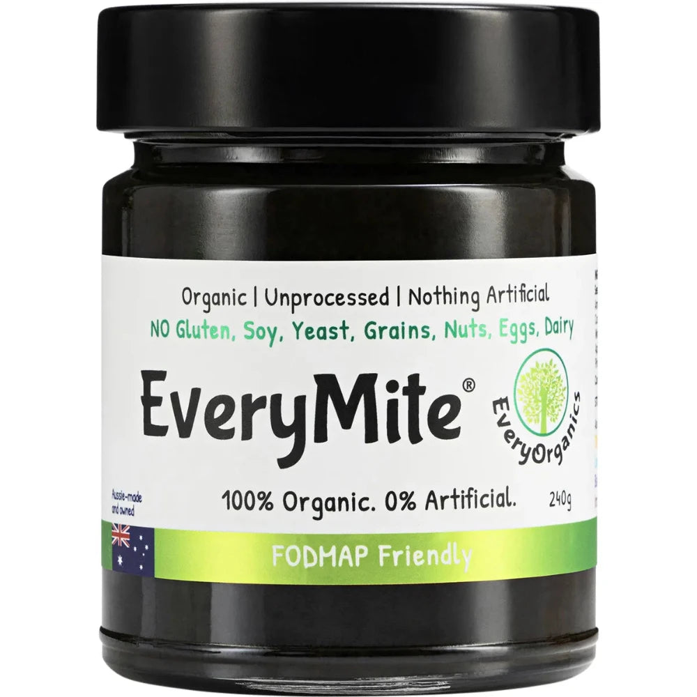 EVERYMITE Allergy Friendly Superspread 240g - FODMAP Friendly Vegan Sandwich Spread for Digestive Health | Perfect for Toast, Crackers & Low FODMAP Diets