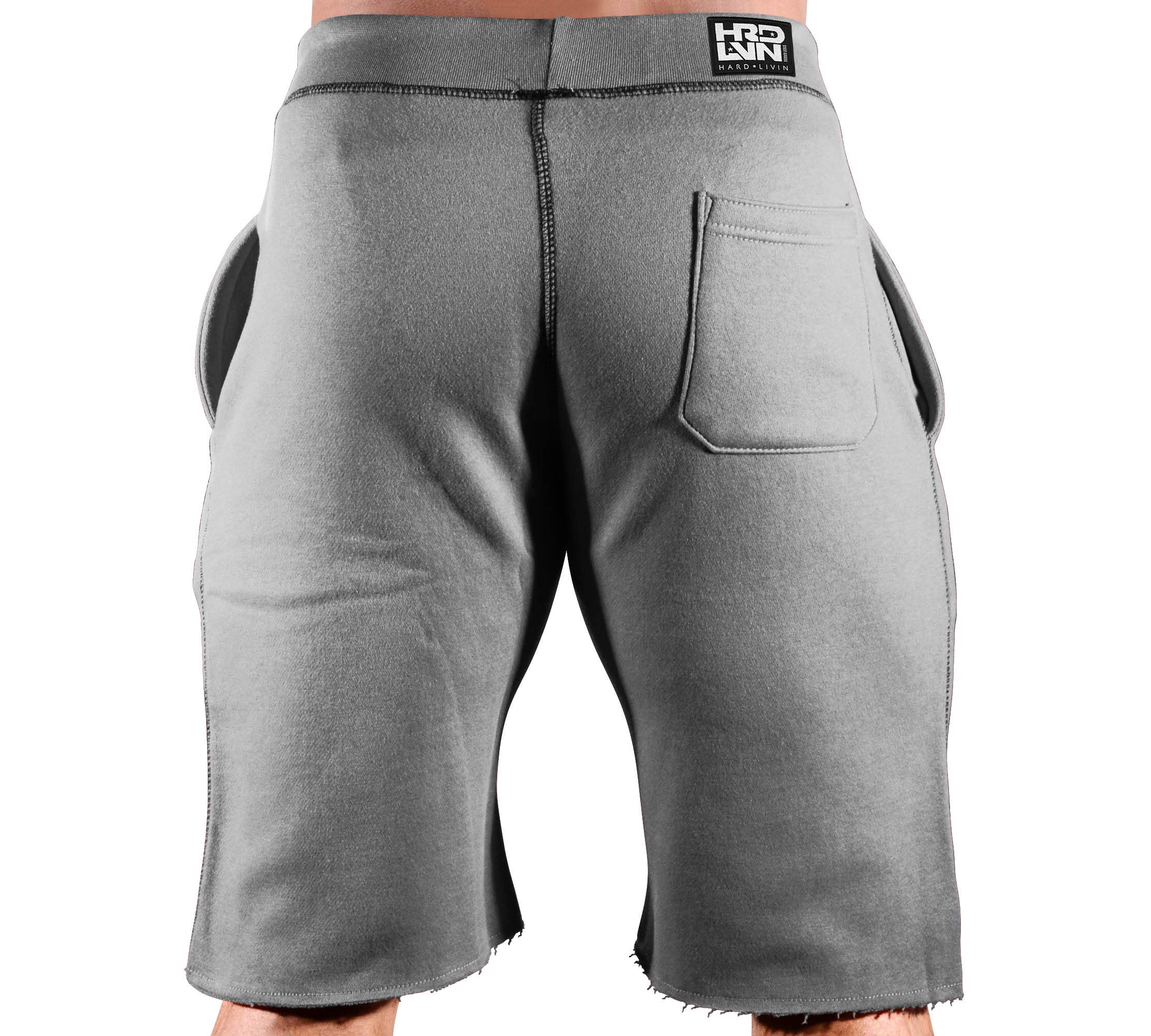 Men's HRD-LVN Split Leg Workout Shorts - Breathable Gym Training & Running Shorts for Men - Perfect for Weightlifting, CrossFit & Outdoor Sports
