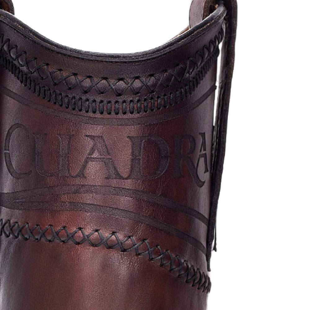 Cuadra Men's Western Boots - Genuine Ostrich & Bovine Leather Cowboy Boots Size 7.5 (1B1AA1) - Perfect for Rodeo, Country Music Festivals & Western Fashion