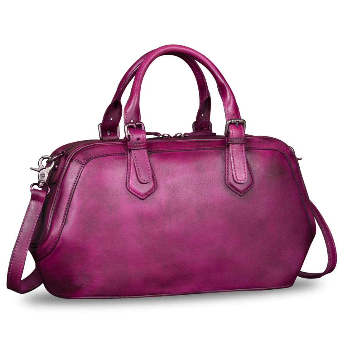 Genuine Leather Handbag for Women - Fashionable Top Handle Purse, Satchel & Shoulder Bag with Adjustable Strap | Perfect for Work, Travel & Everyday Use