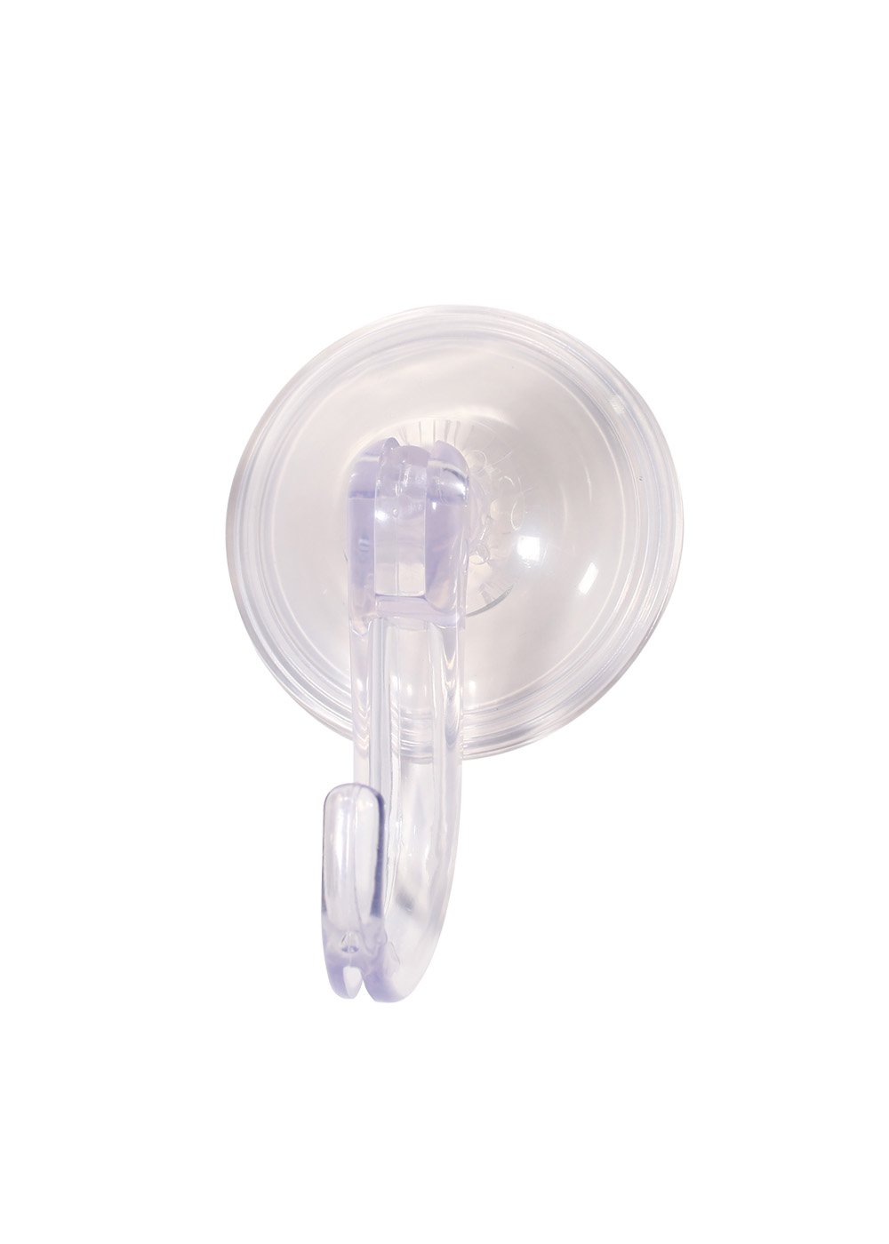 St. Nick's Choice Clear Suction Clamp Hooks - Medium Size, Strong Hold for Bathroom, Kitchen & Shower Organization - Perfect for Hanging Towels, Robes and Loofahs