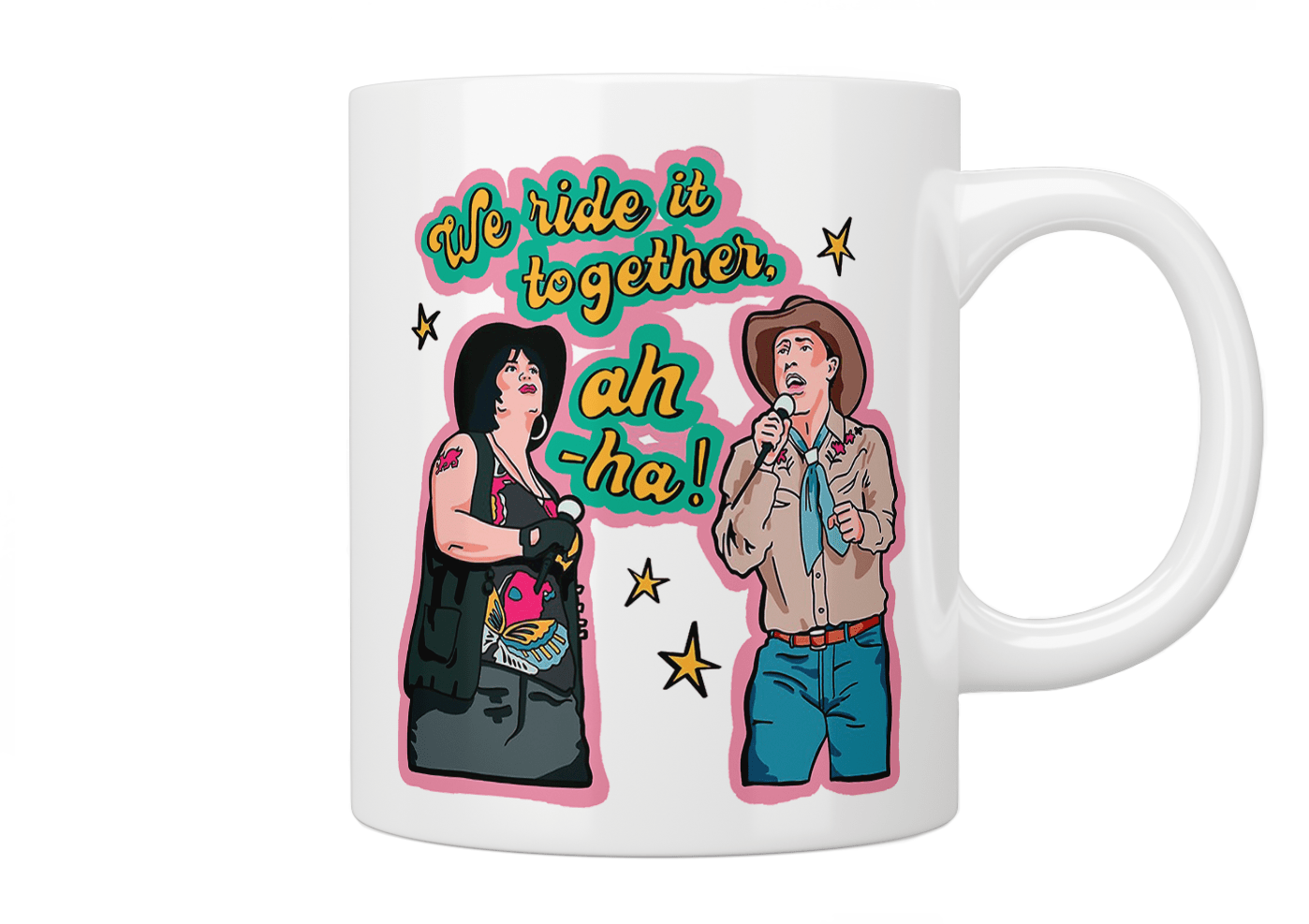 Gavin and Stacey Nessa & Bryn Islands in the Stream Coffee Mug - Funny TV Show Themed Ceramic Cup for Tea, Coffee, or Hot Chocolate at Home or Office