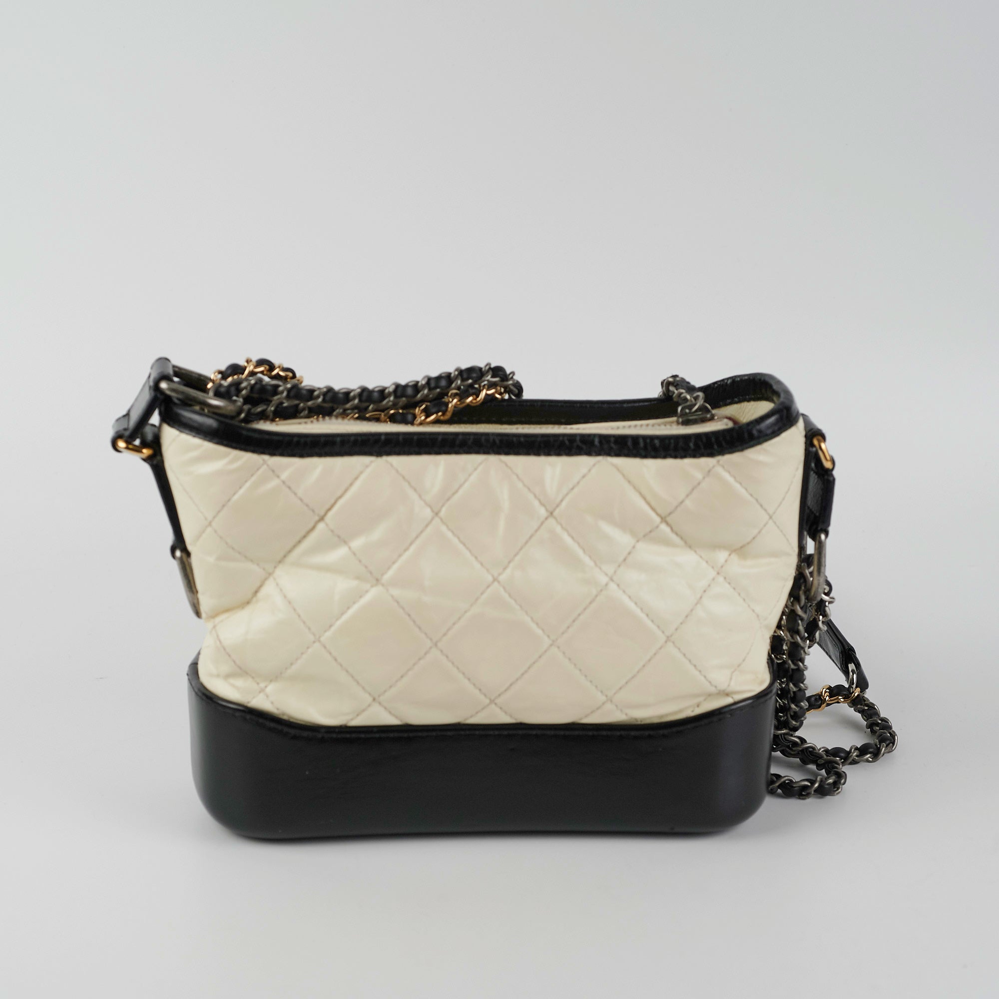 Chanel Small White Gabrielle Lambskin Shoulder Bag - Luxury Designer Handbag for Women | Perfect for Evening Events, Parties & Special Occasions